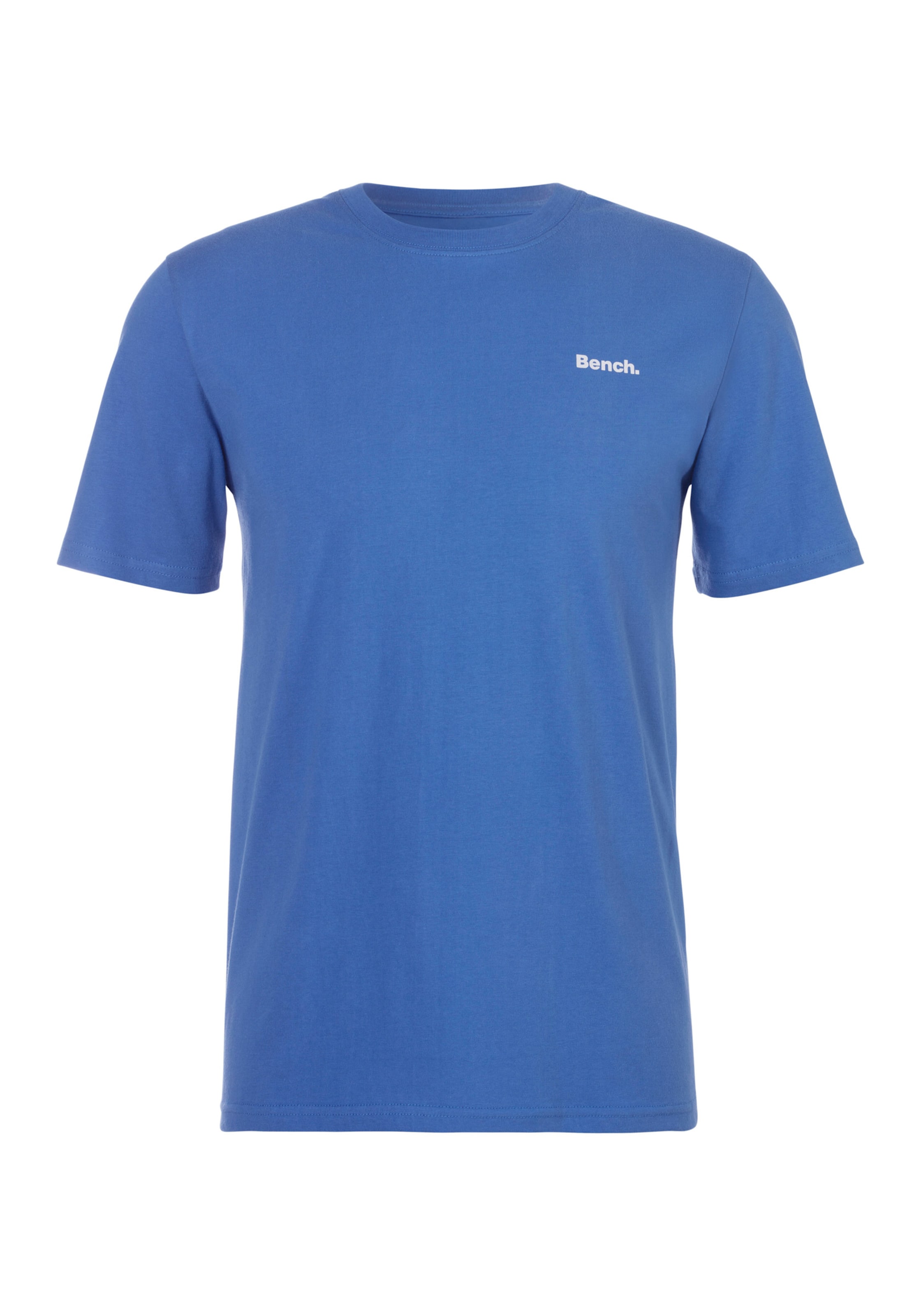 mit Rundhals günstig Kaufen-T-Shirt in blau von heine. T-Shirt in blau von heine <![CDATA[Klassisches Basic-T-Shirt von Bench mit Rundhalsausschnitt und Logoprint vorn. Trageangenehme, weiche Baumwollqualität.]]>. 