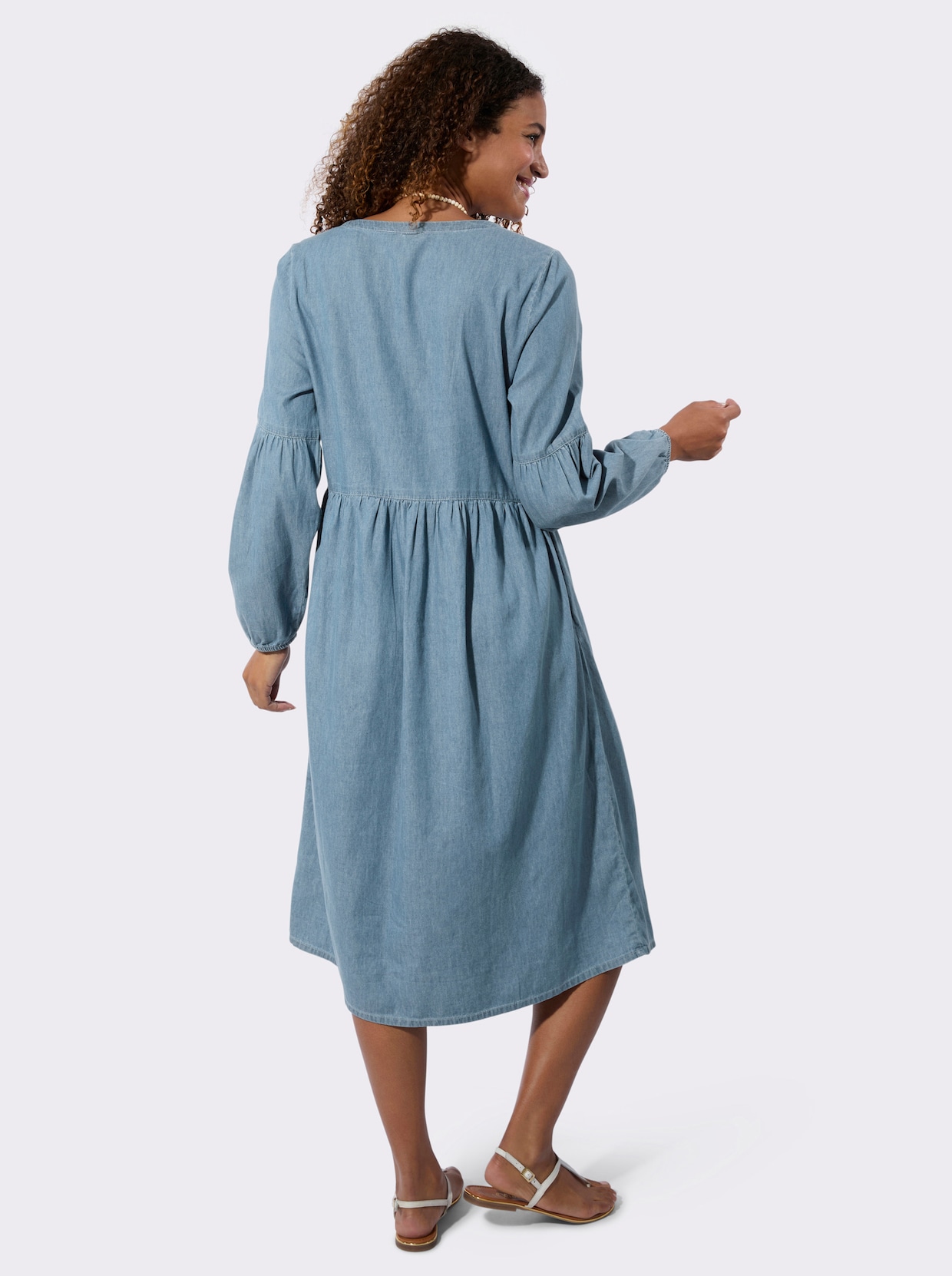 Jeanskleid - blue-bleached