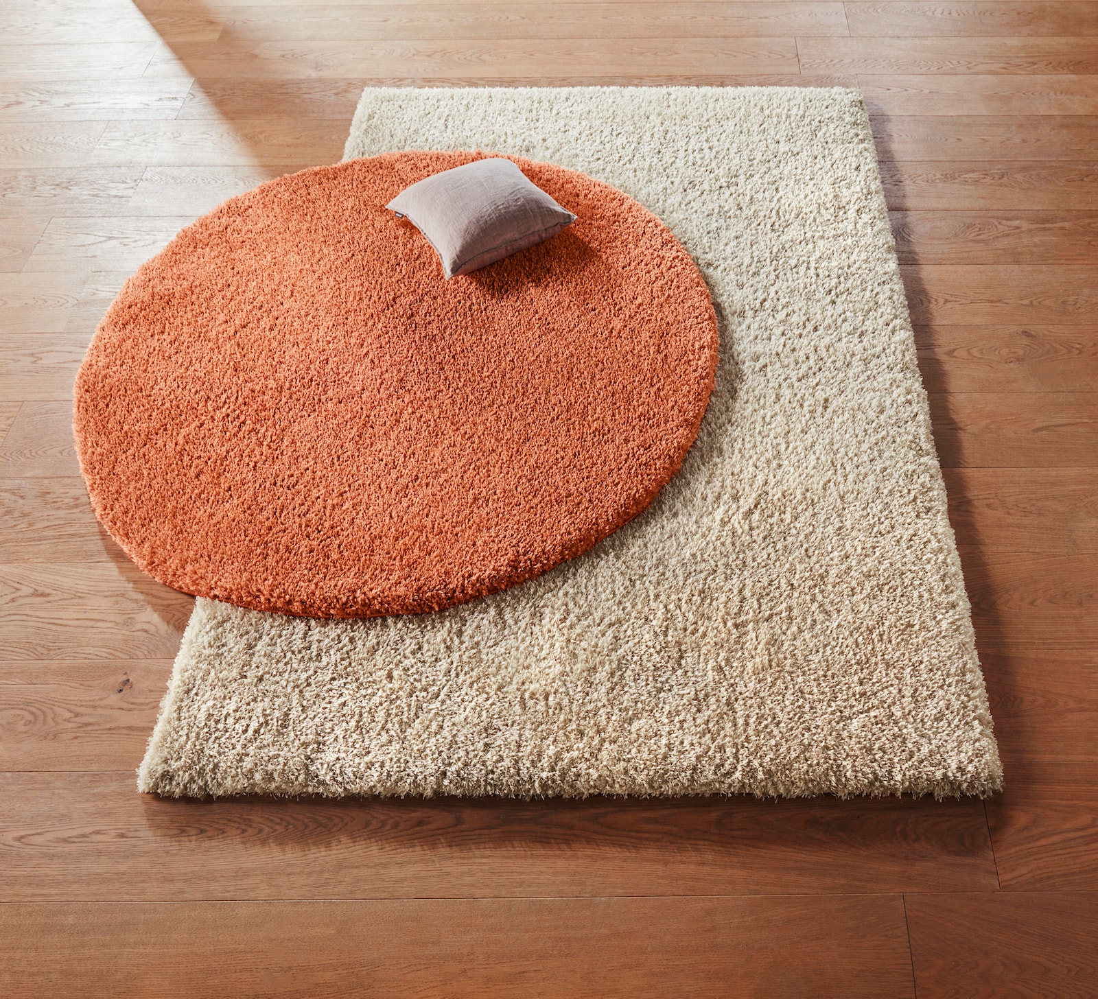 heine home Hochflorteppich - creme