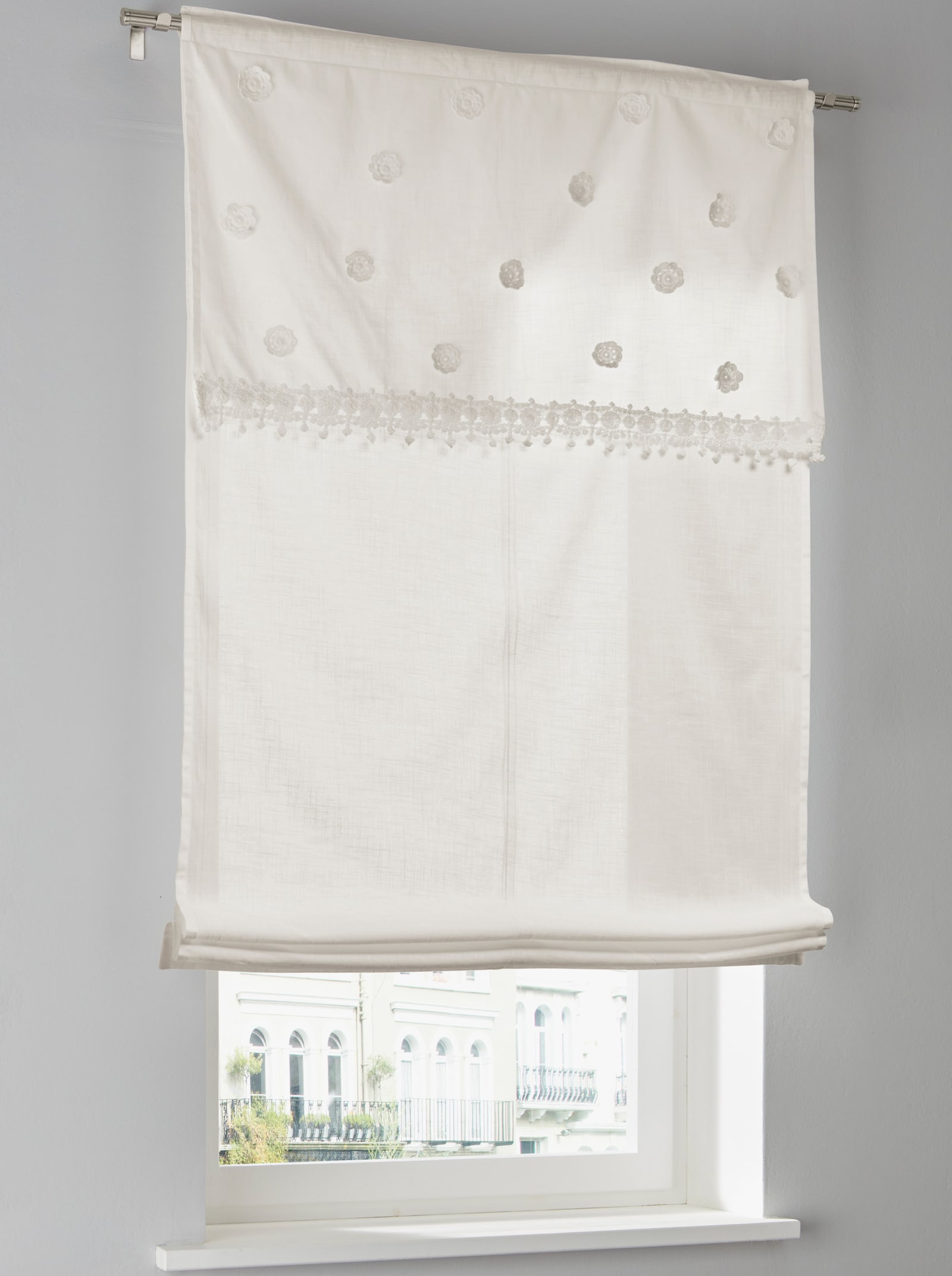 heine home Raffrollo - weiß