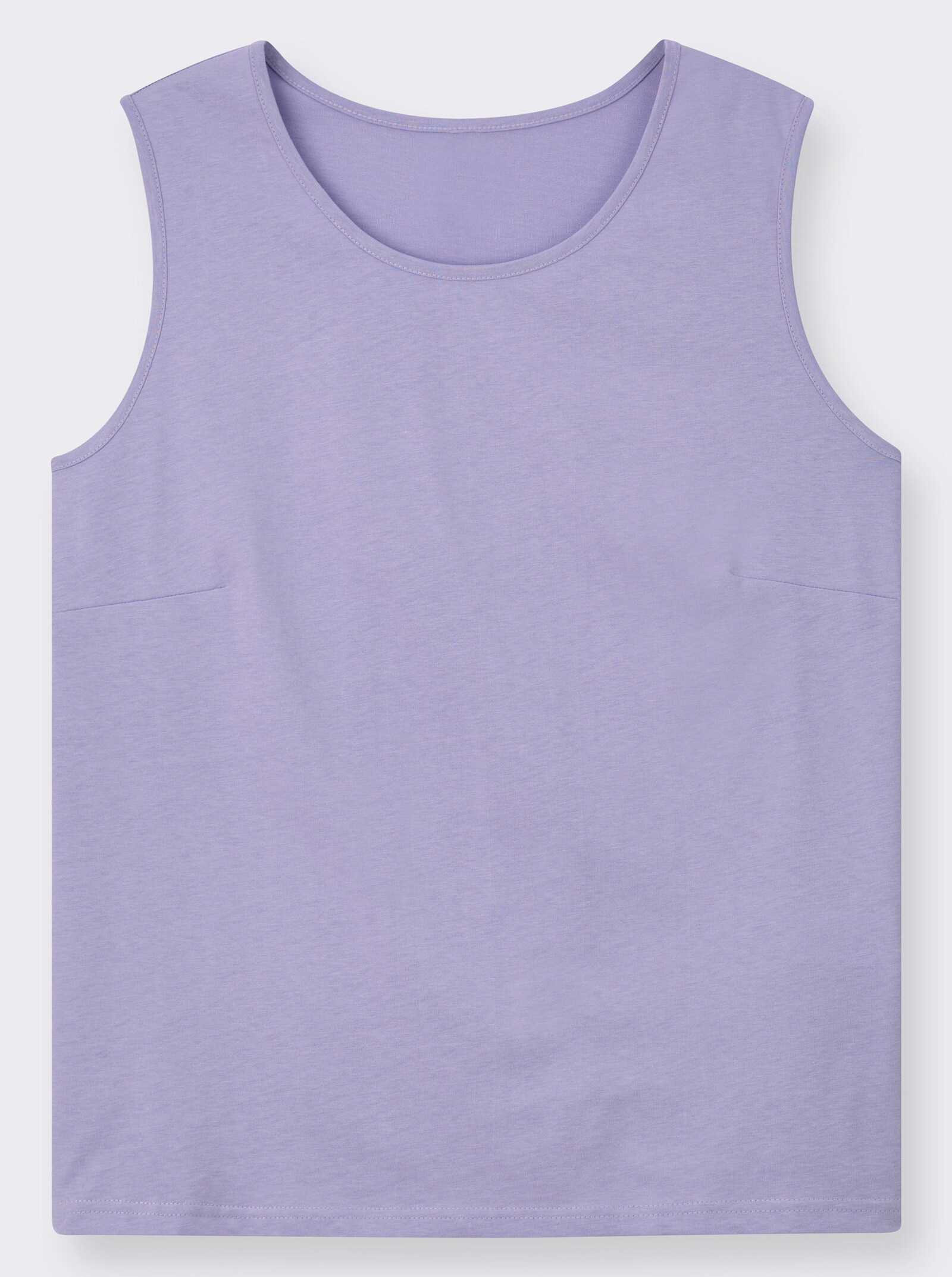 Trägertop mit Rundhals-Ausschnitt - lavendel