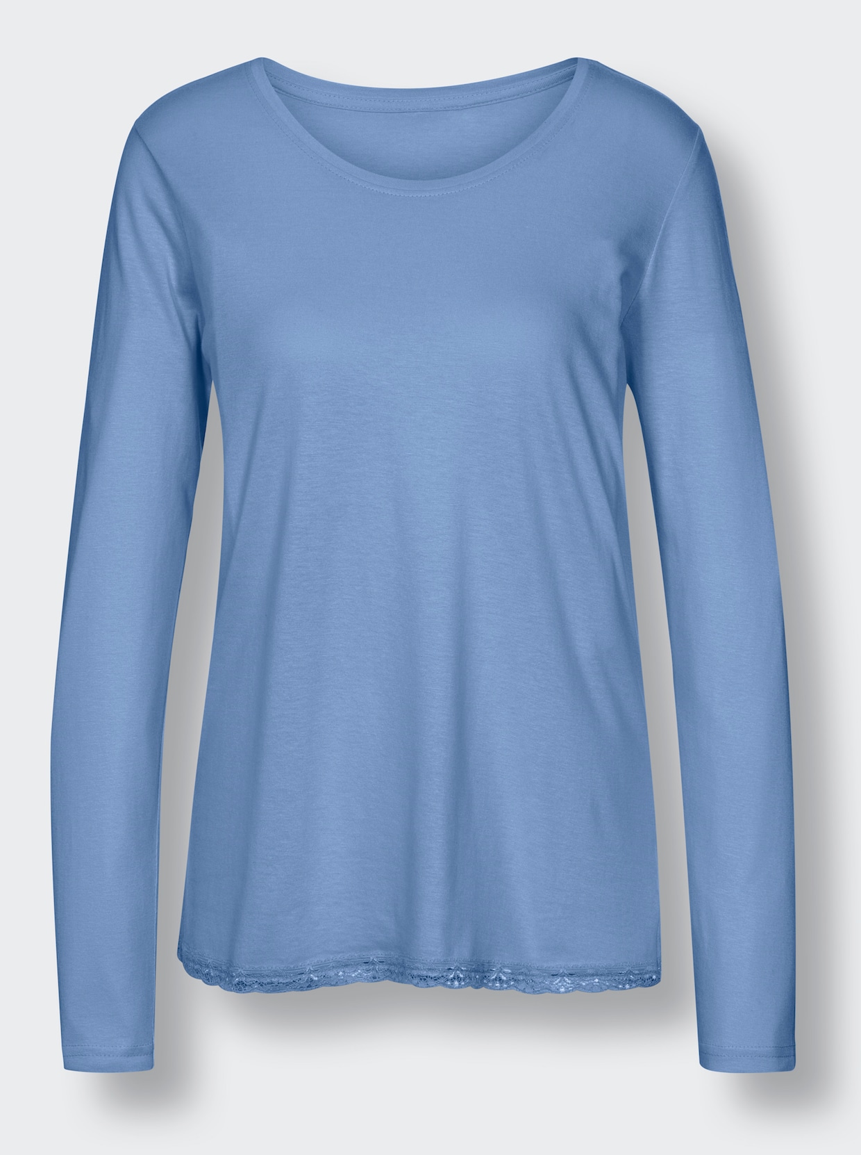 wäschepur Schlafanzug-Shirt - himmelblau