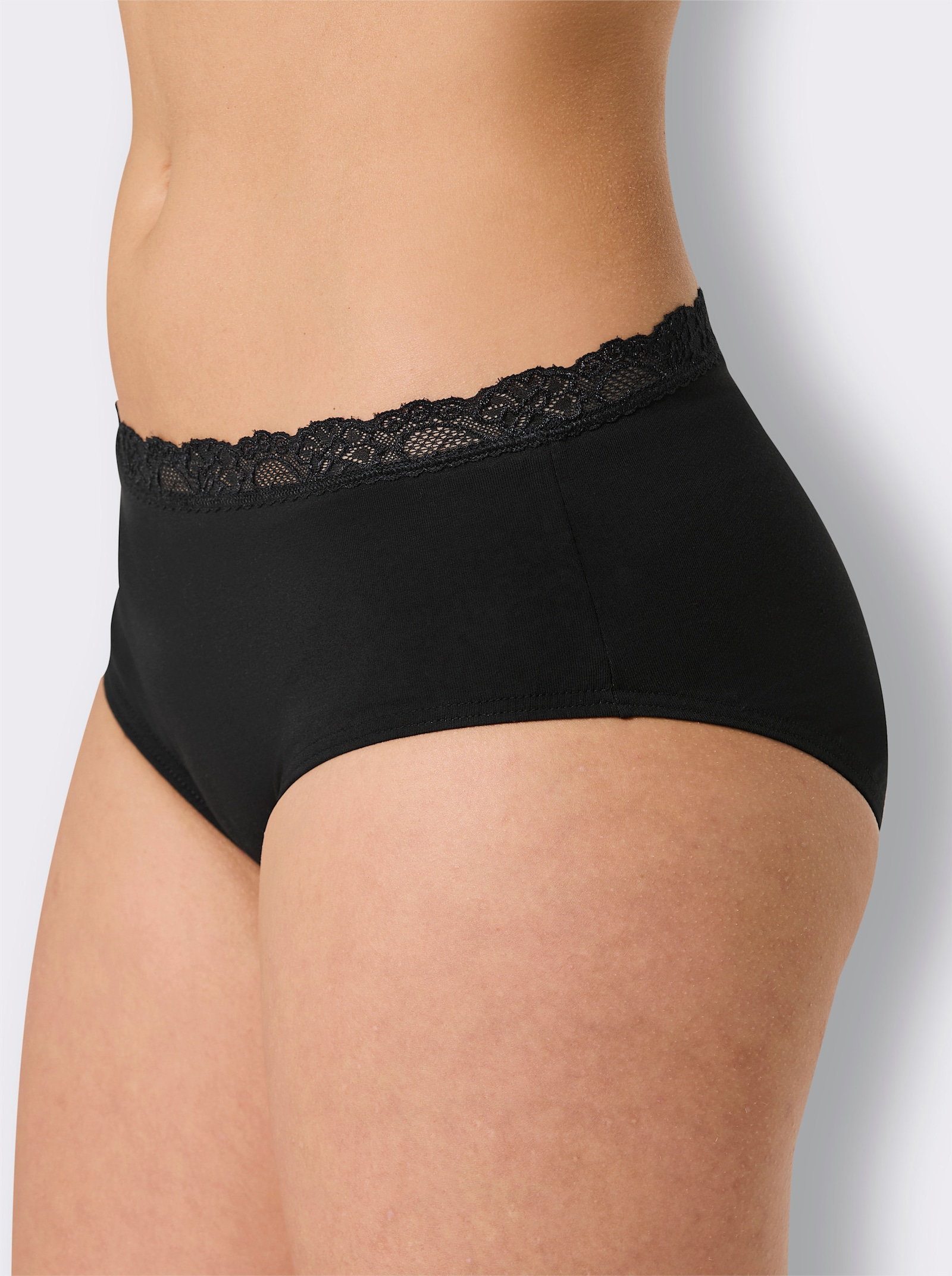 wäschepur Hüftslip - schwarz