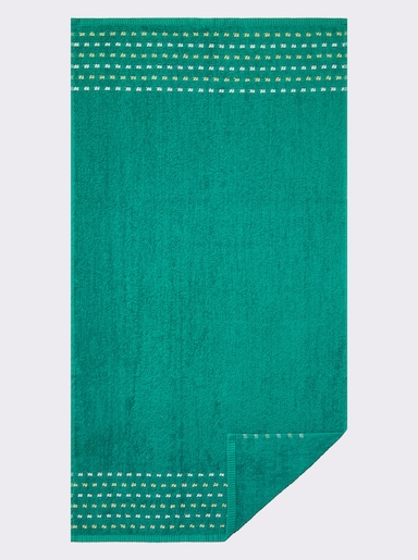 wäschepur 4-dlg. voordeelset handdoeken - smaragdgroen