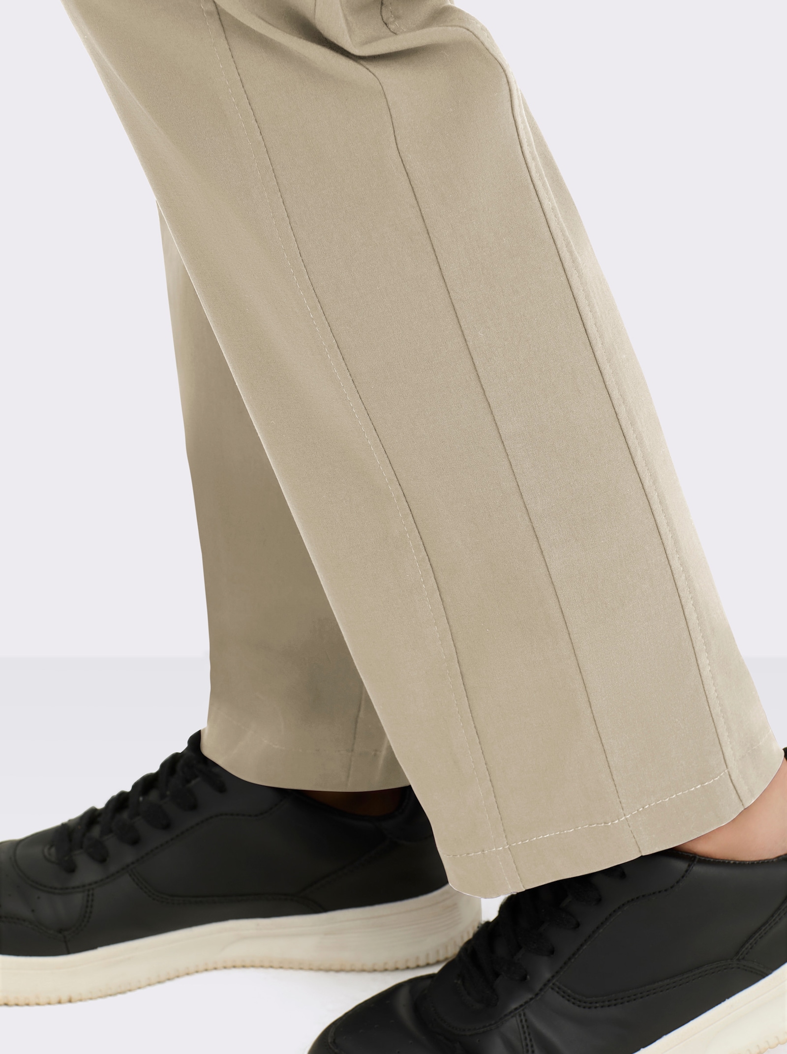 Stehmann Comfort line Hose mit Dehnbund, Viskose-Qualität - sand
