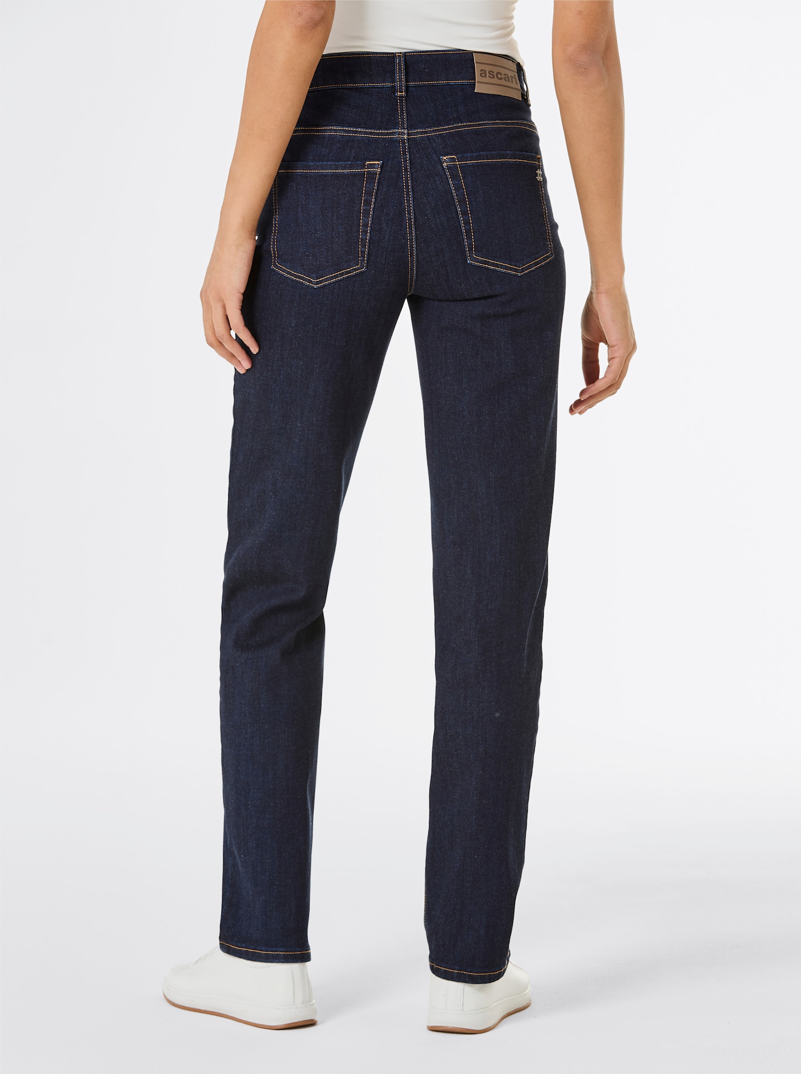 Ascari Jeans mit Kontrastnähten - dark blue