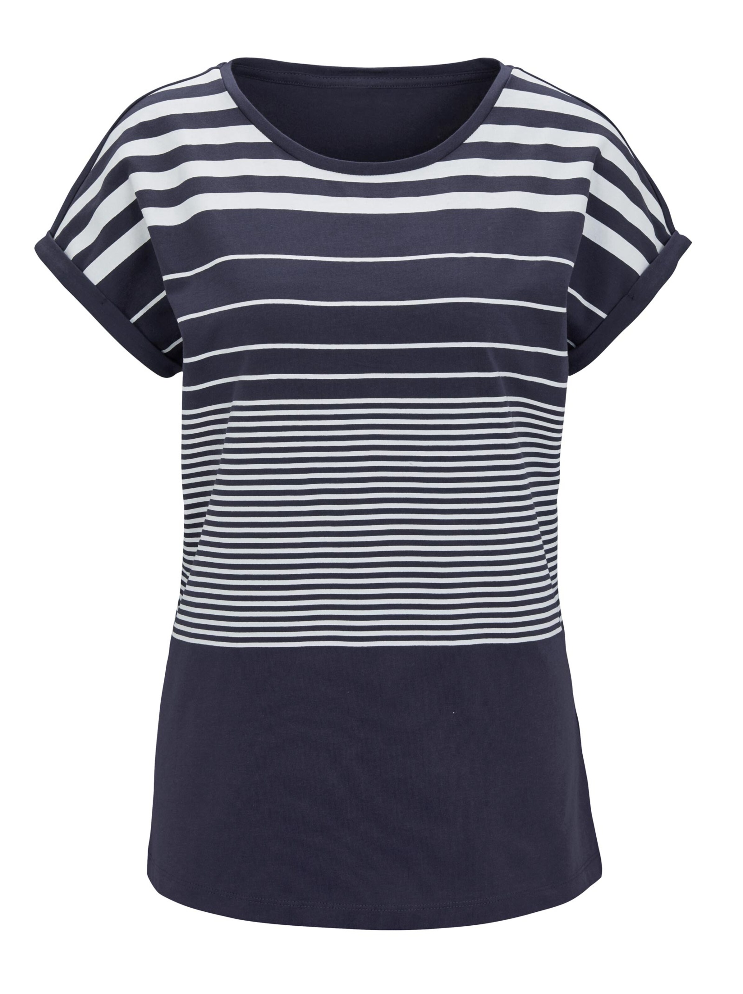 Shirt - marine-geringelt