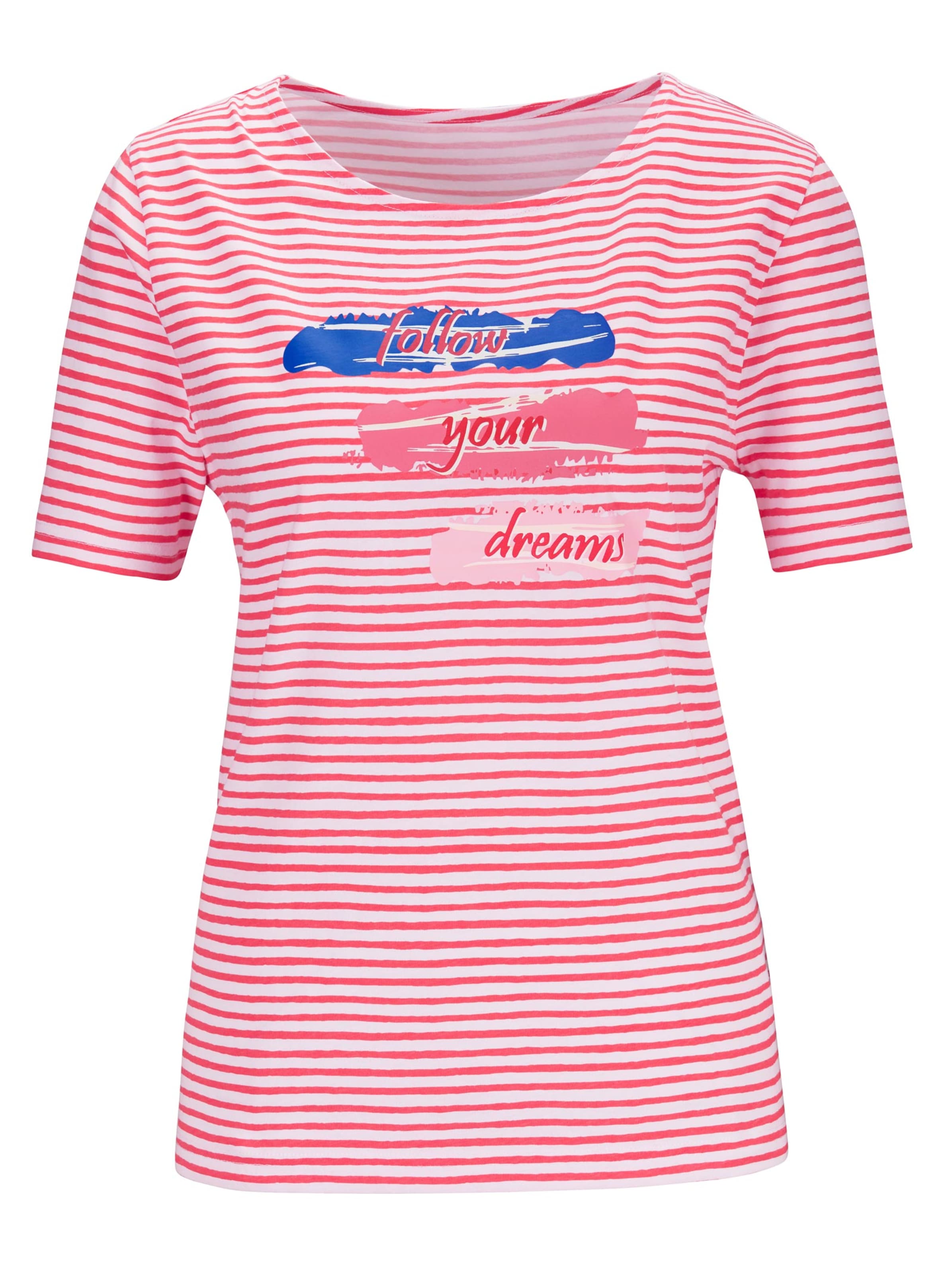 Shirt - koralle-geringelt