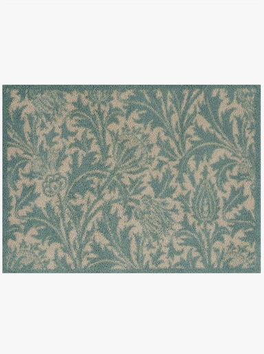 Turtle Mat Fußmatte - grün-beige