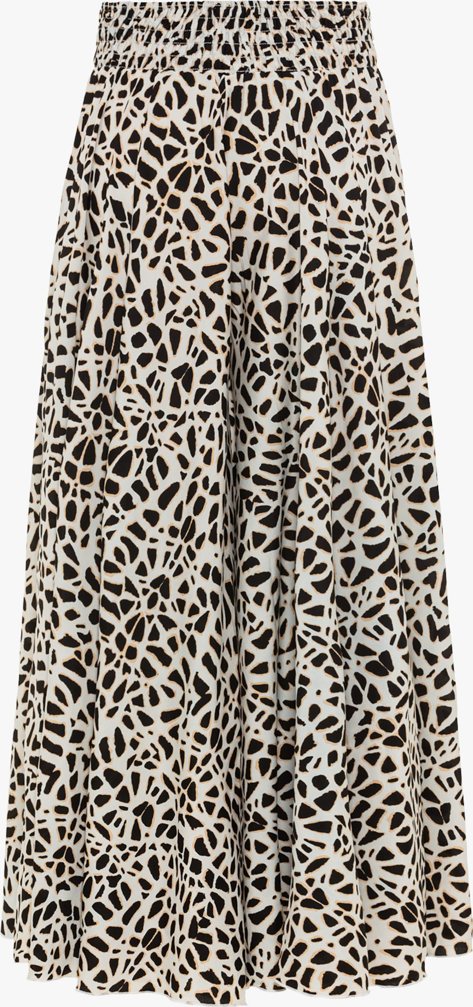 LASCANA Hosenrock - creme-schwarz bedruckt