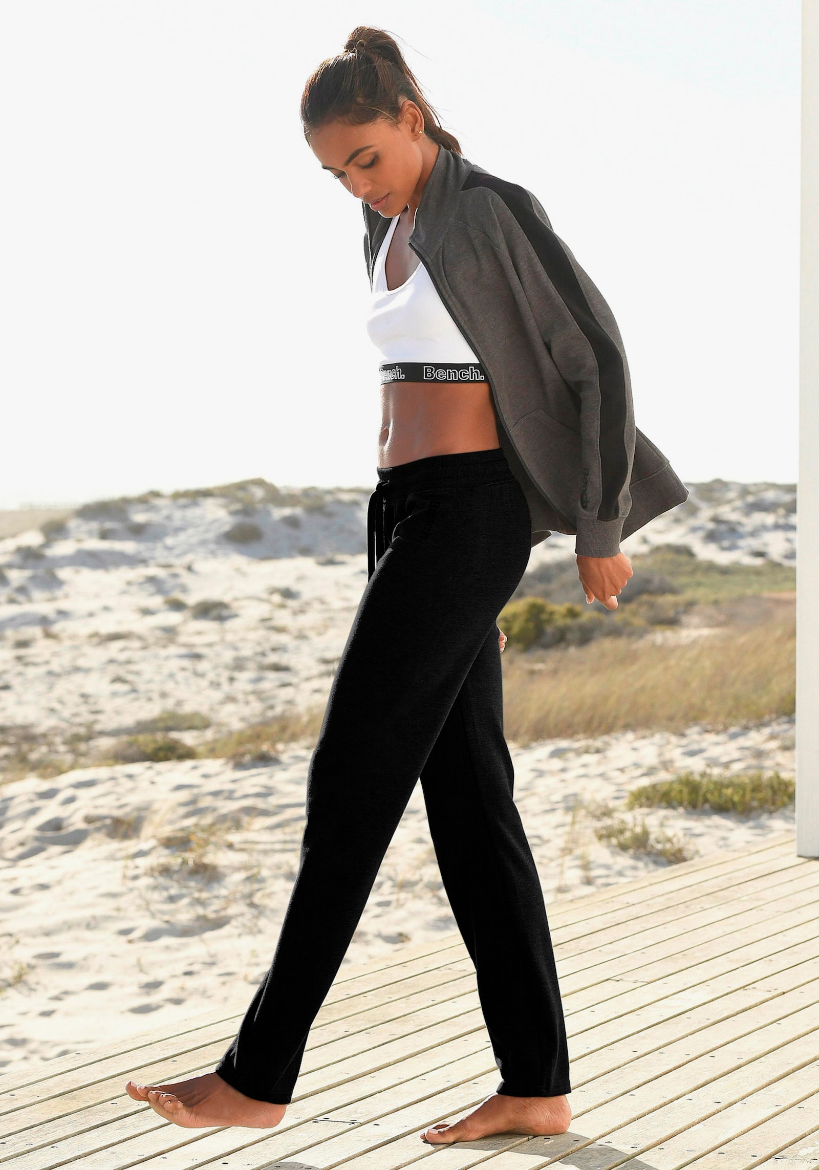 Bench. Loungewear Loungehose - schwarz