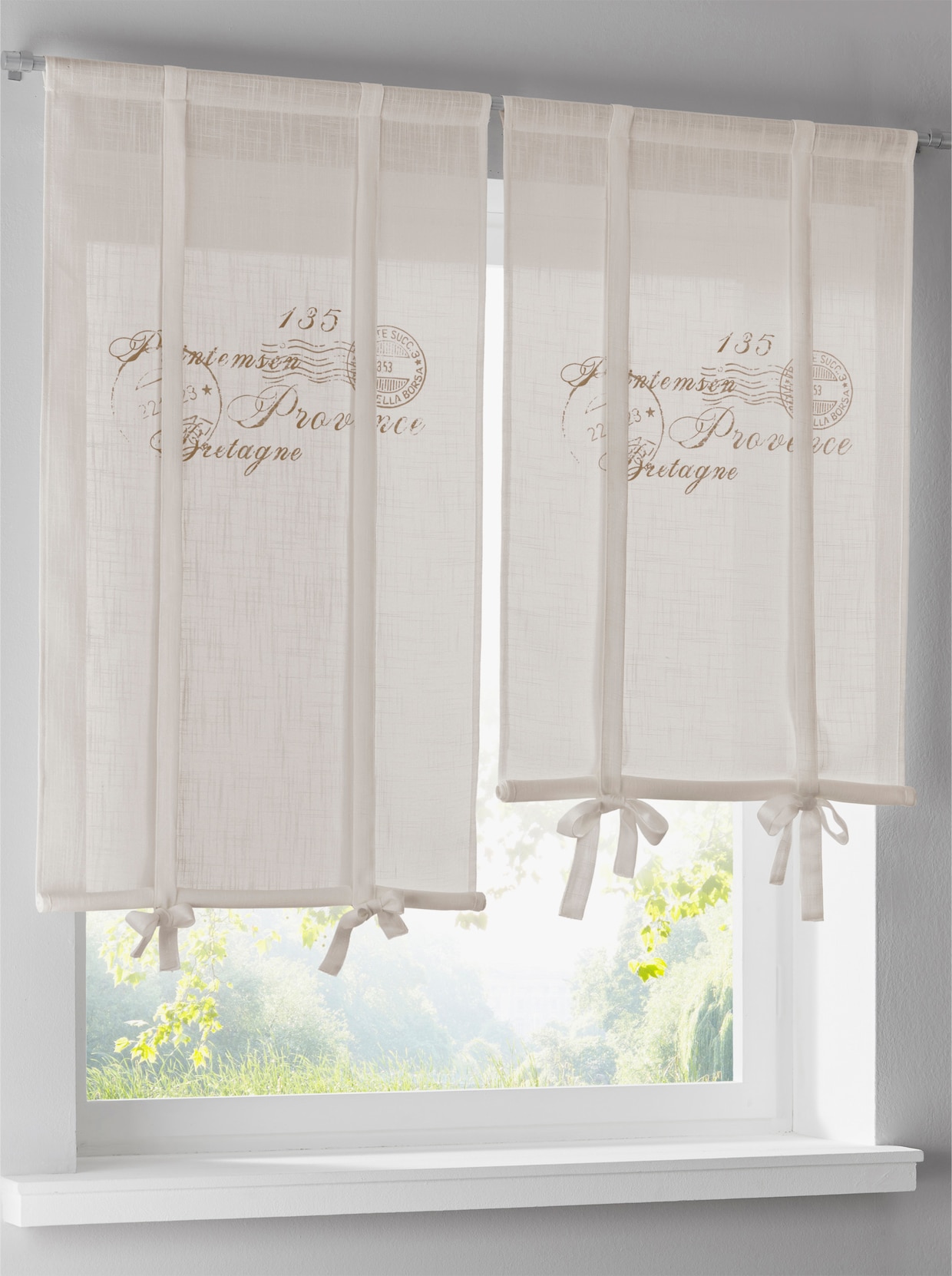 heine home Bandjesrolgordijn - offwhite
