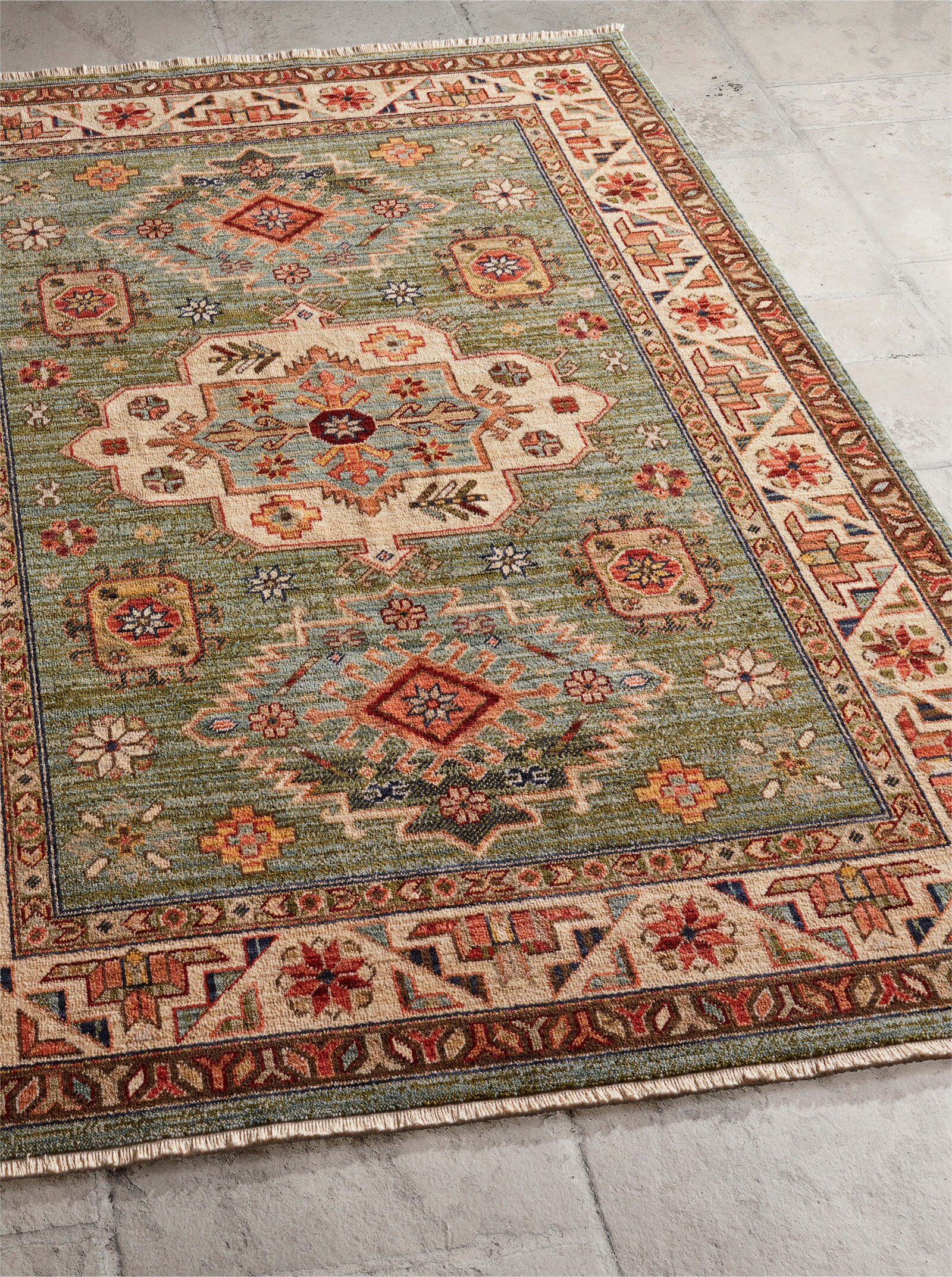 heine home Tapis - vert-rouge