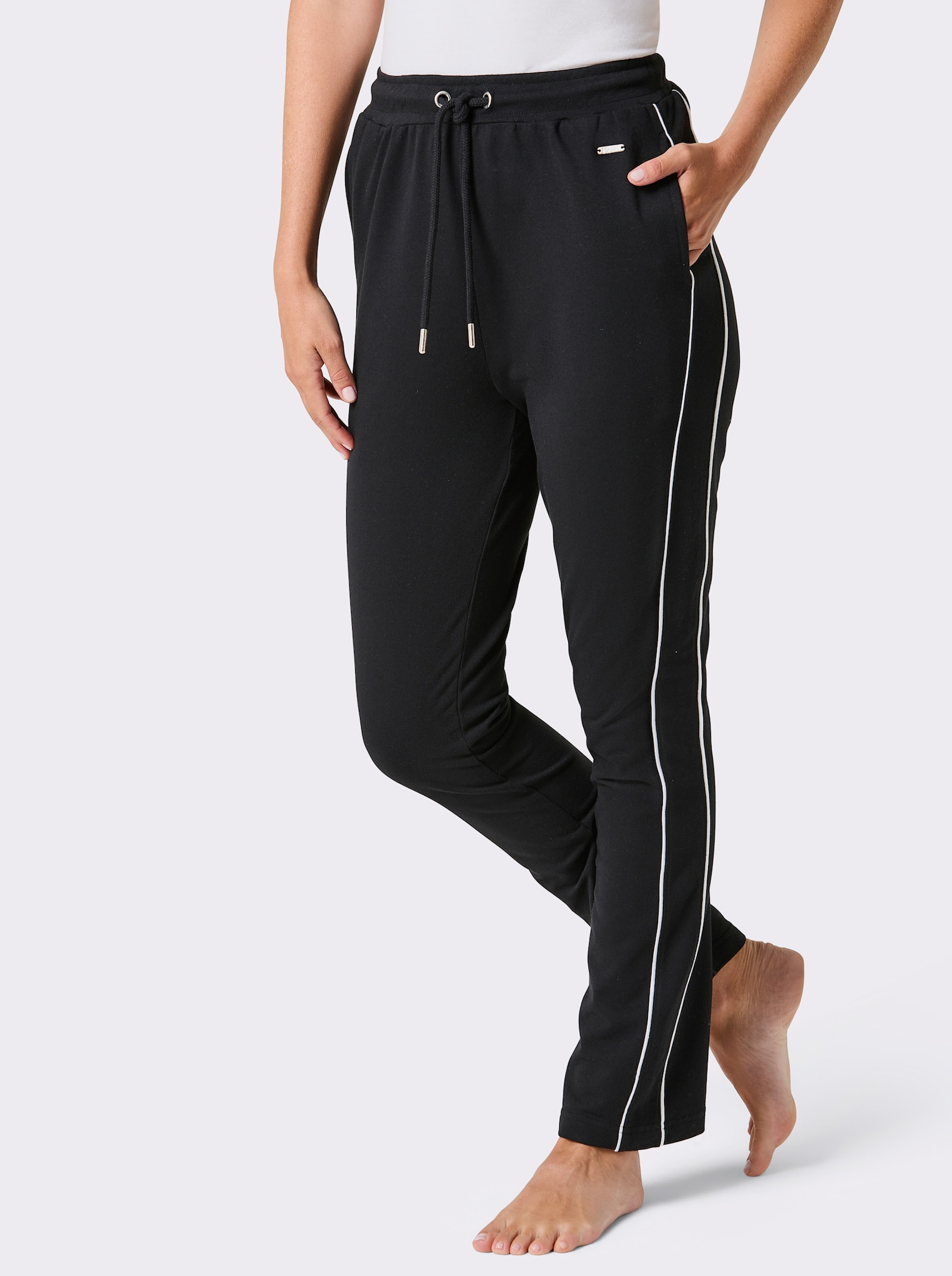 feel good Hose - schwarz-weiß