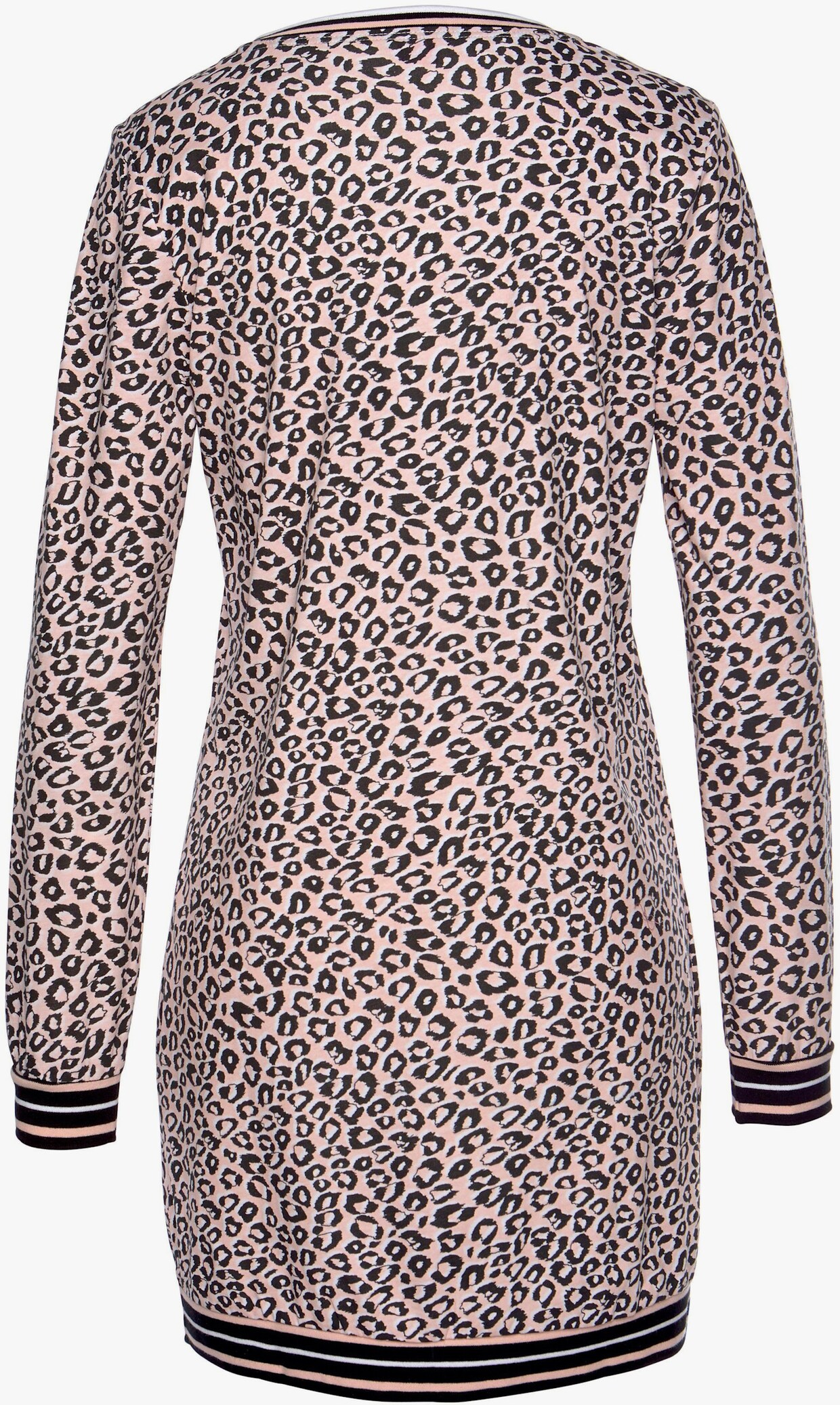 s.Oliver Chemise de nuit - rose clair-noir