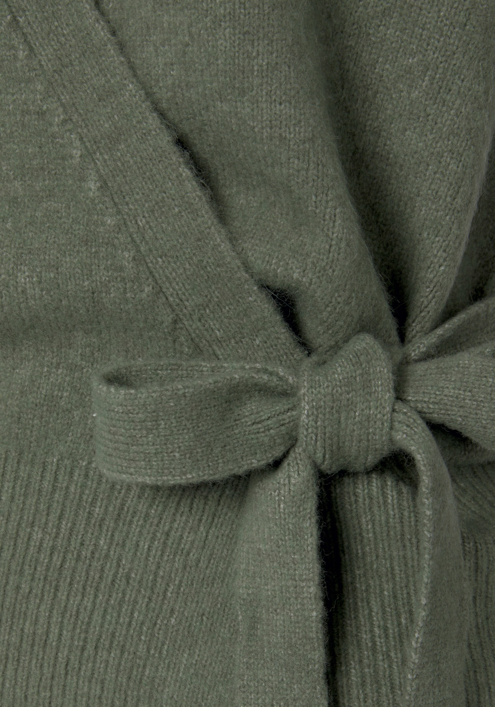 LASCANA Veste cache-cœur en tricot - vert