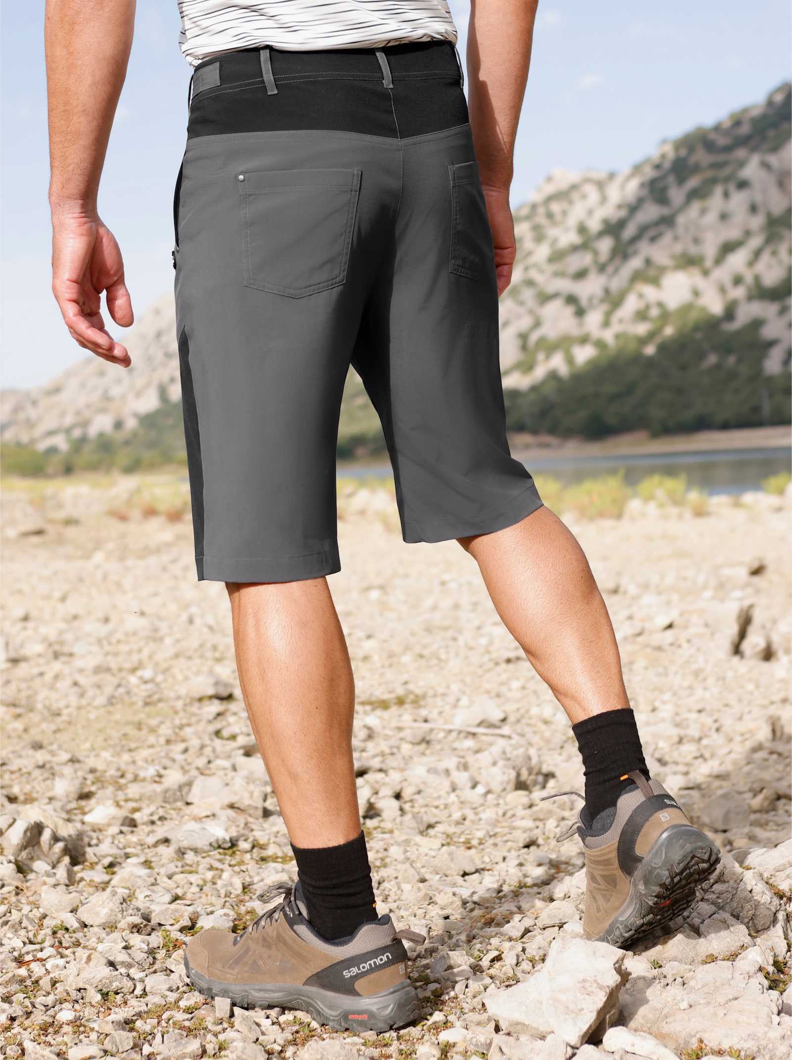 Catamaran Sports Funktionshose , bewegungselastisch und atmungsaktiv - anthrazit-schwarz