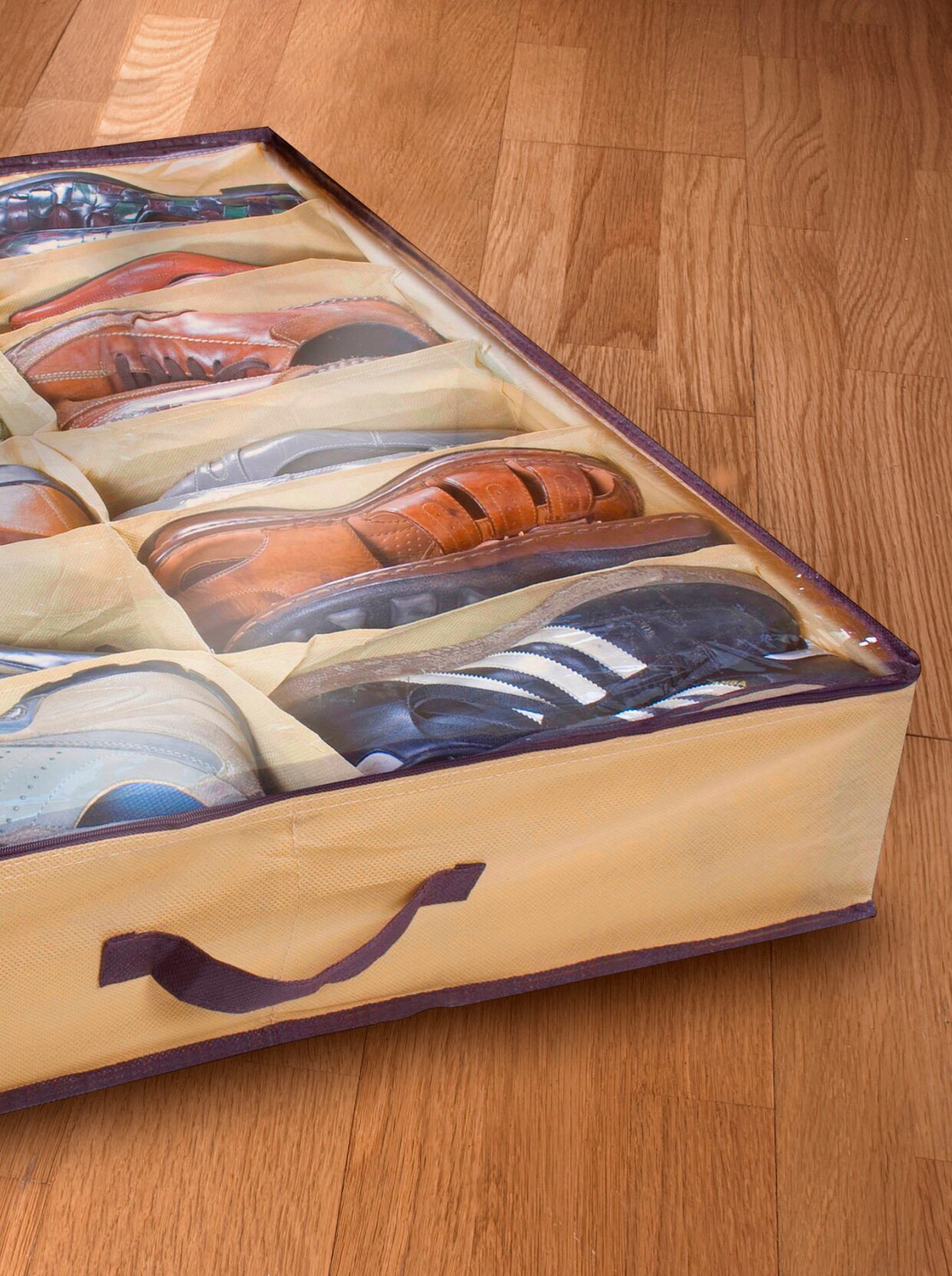 Unterbett-Schuhkommode - braun