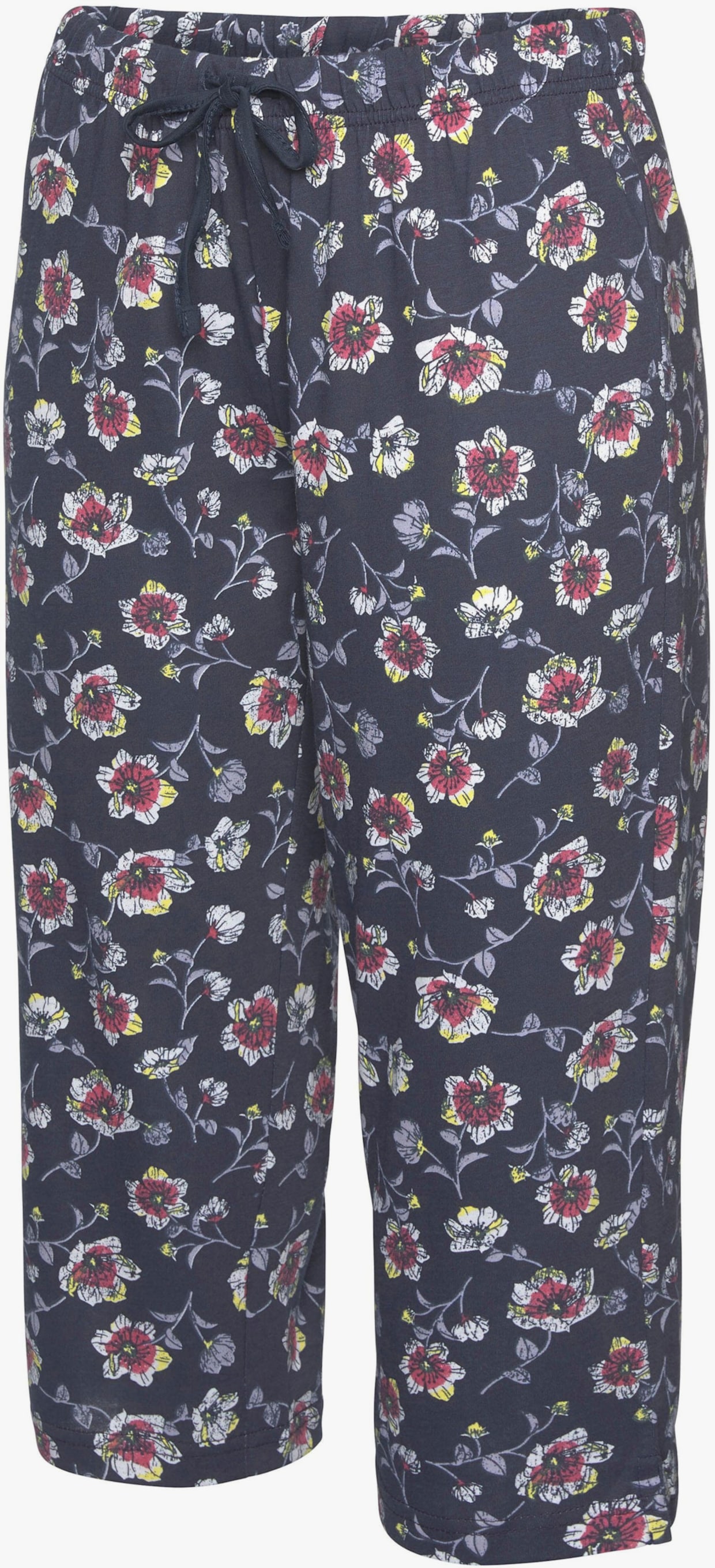 Vivance Dreams Capri-Pyjama - dunkelblau-geblümt