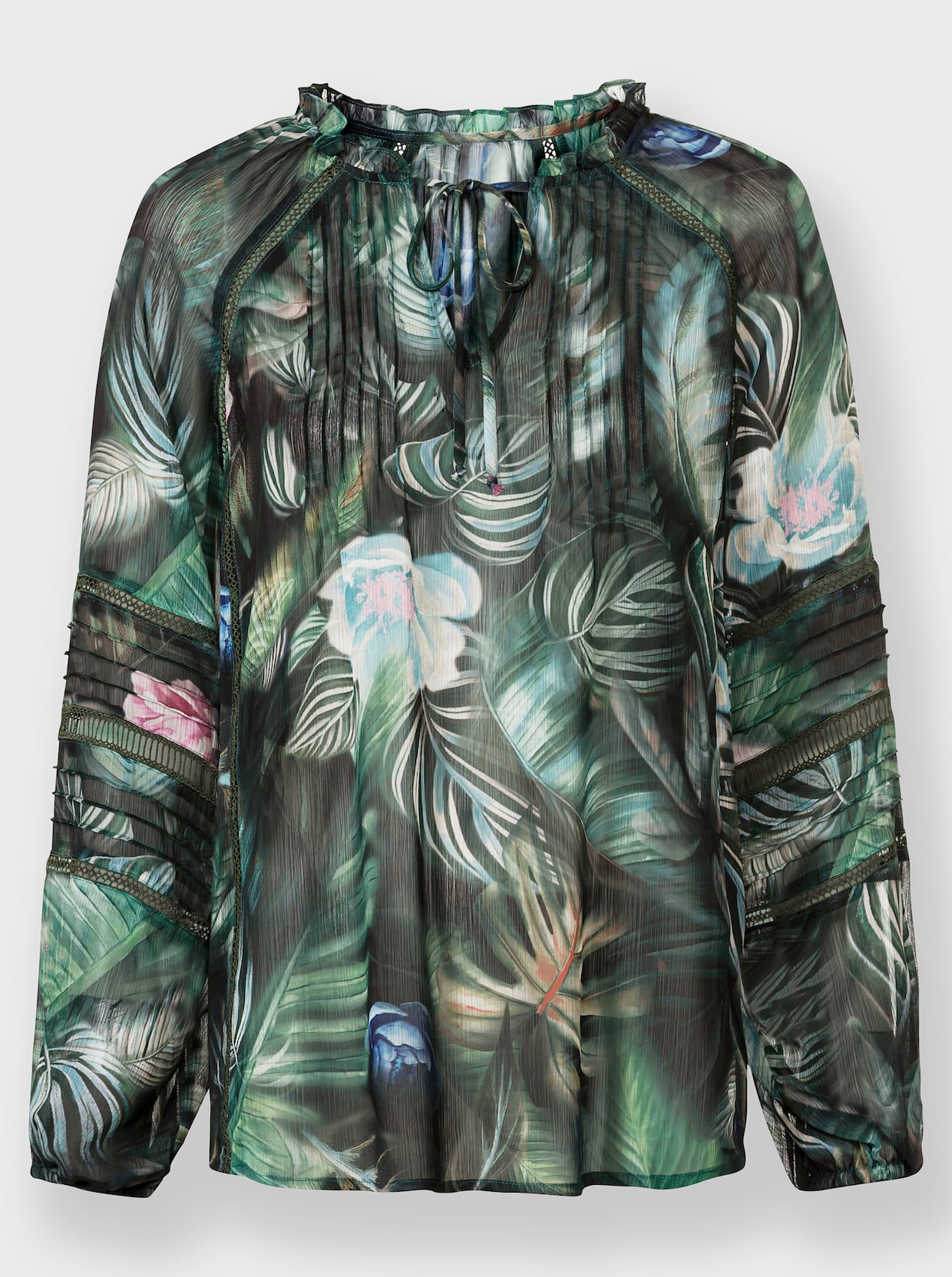 heine Blouse met print - olijf/appelgroen bedrukt