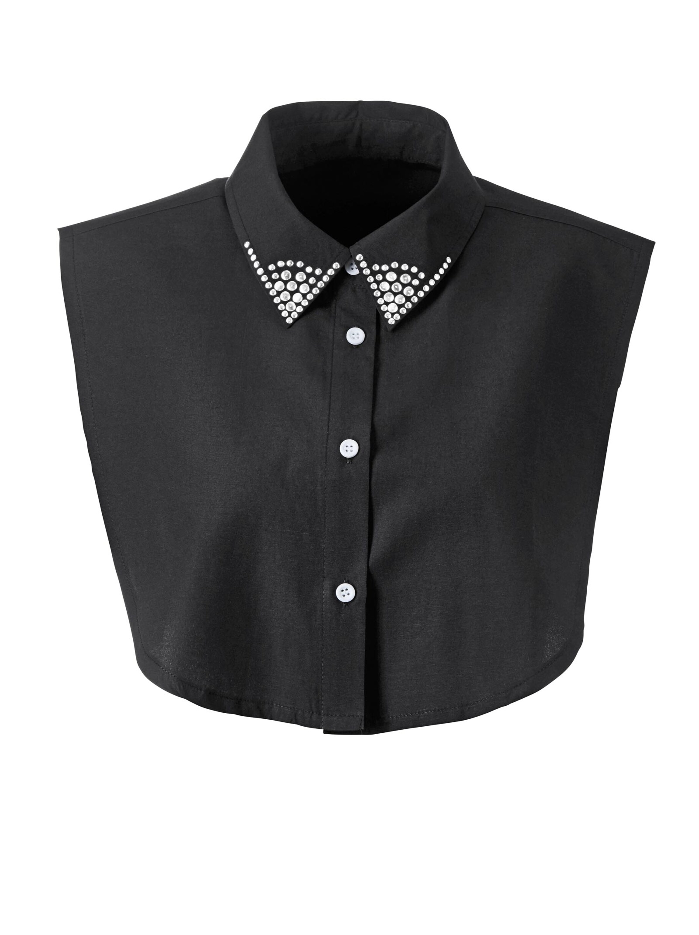 Blusenkragen - schwarz