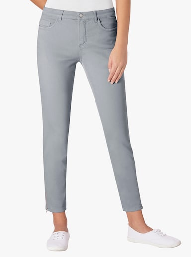 Ascari Stretch-Jeans mit Bauch-weg-Effekt - grau