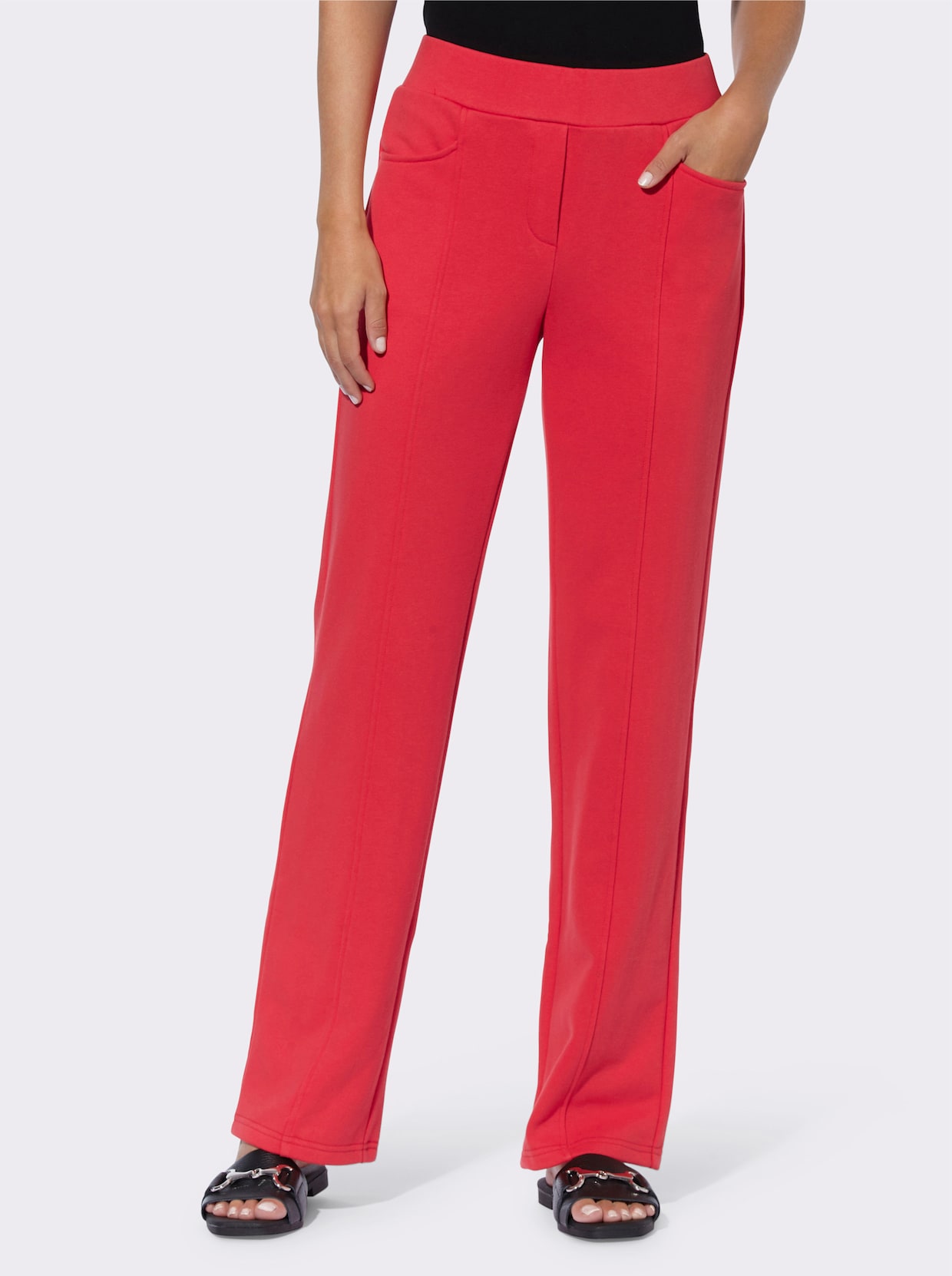 heine Pantalon molletonné - fraise