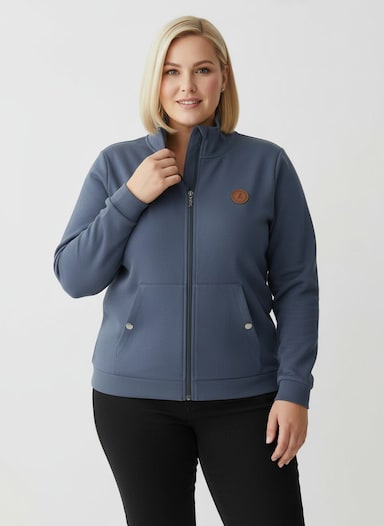 Shirtjacke - rauchblau