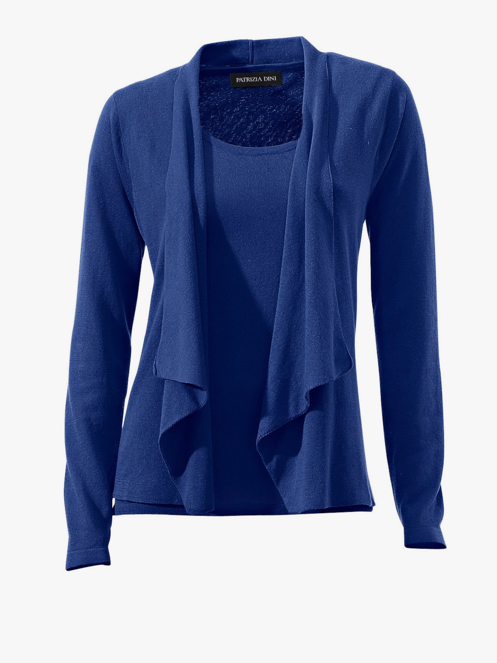 heine Twin-Set aus reiner Baumwolle - royalblau