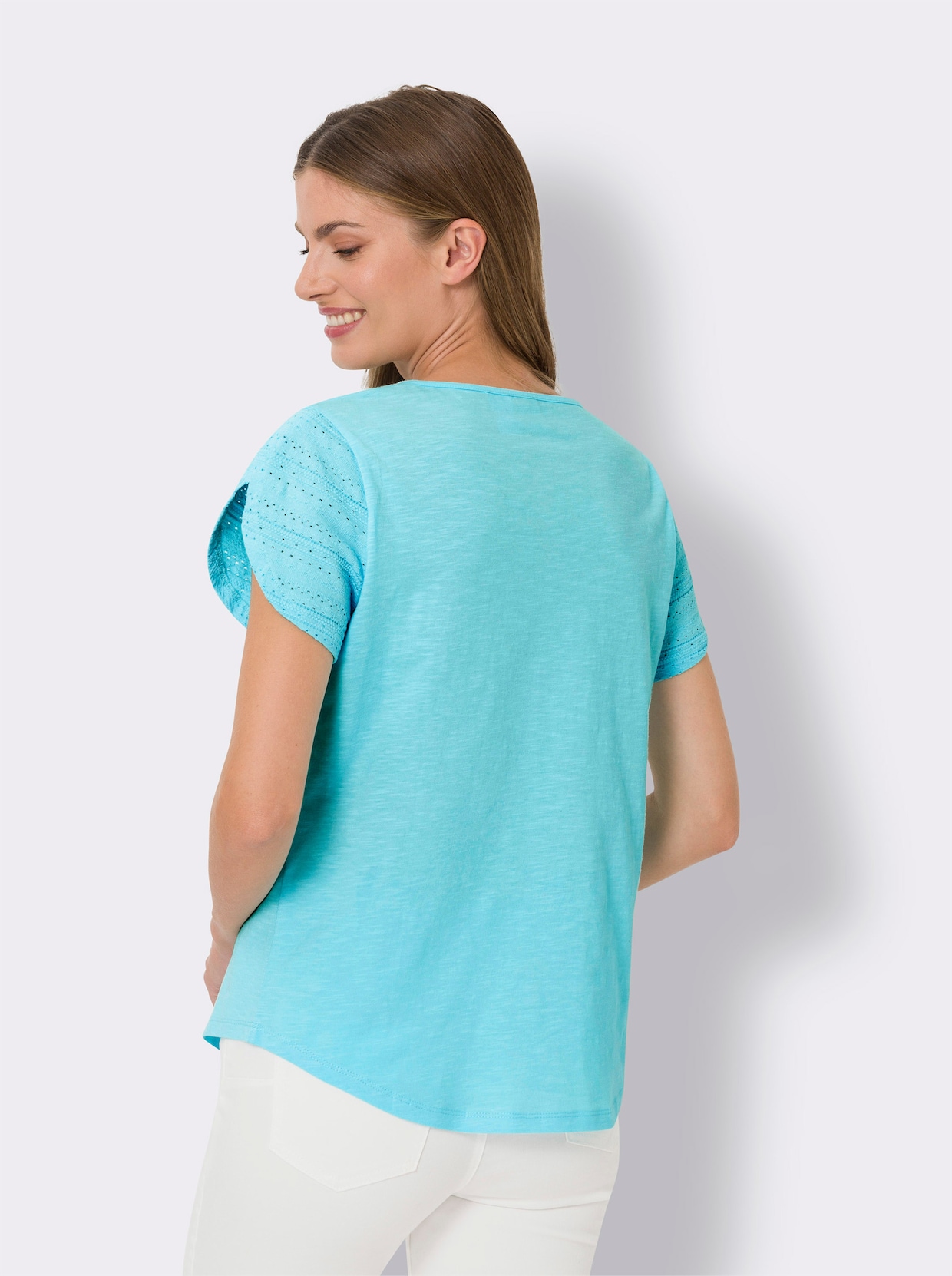 heine Shirt met korte mouwen - aquamarine