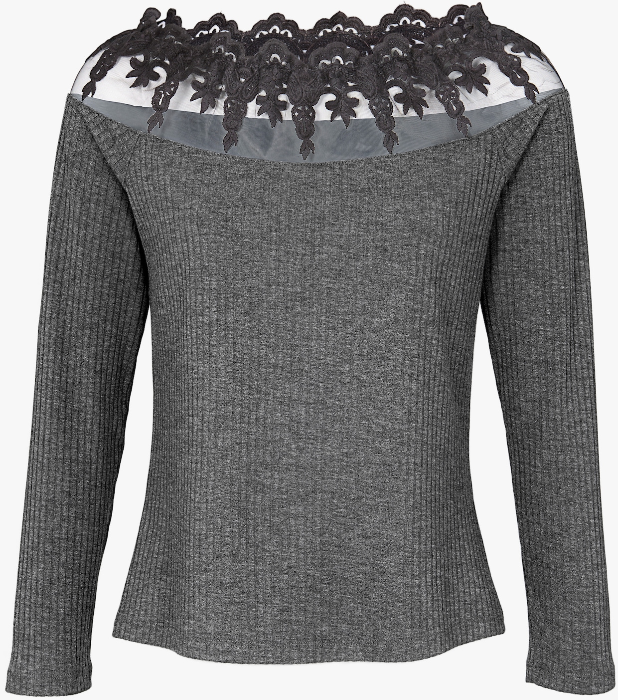 heine Shirt met lange mouwen - grijs