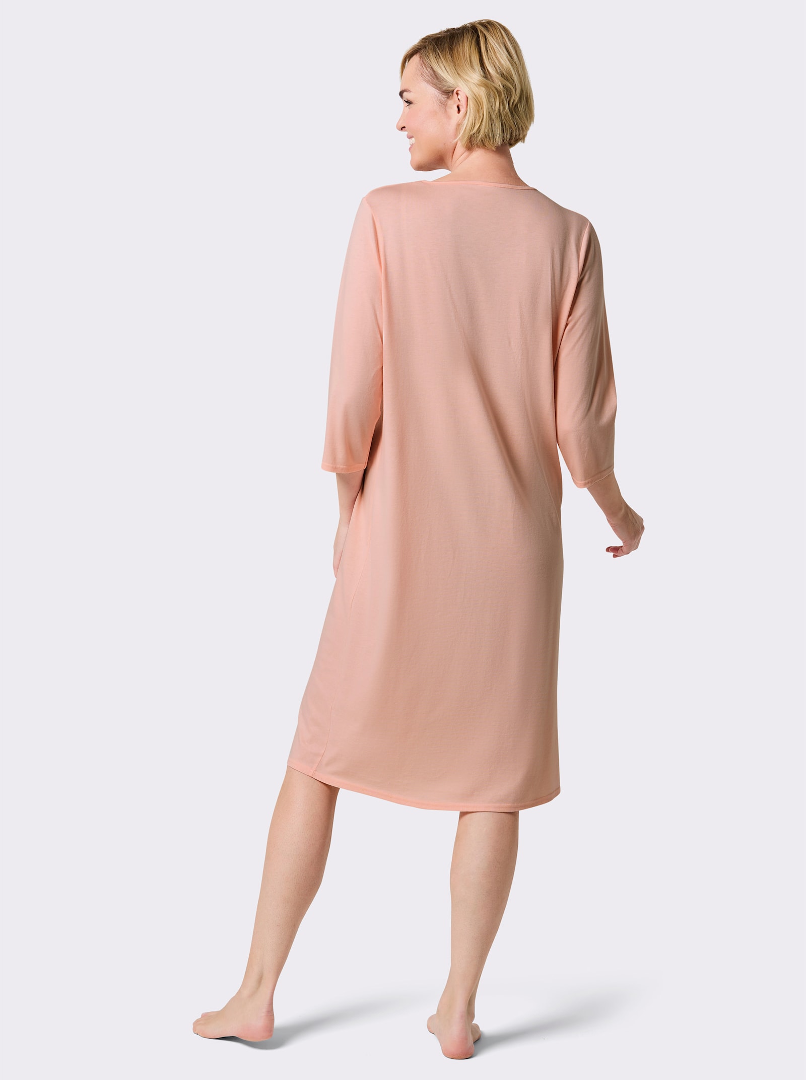 wäschepur Nachthemd mit Spitze - apricot