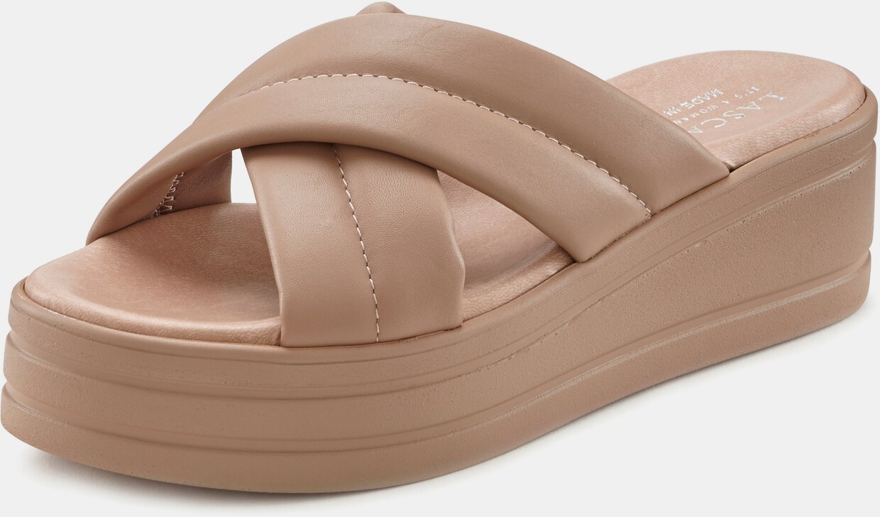 LASCANA Pantolette - beige