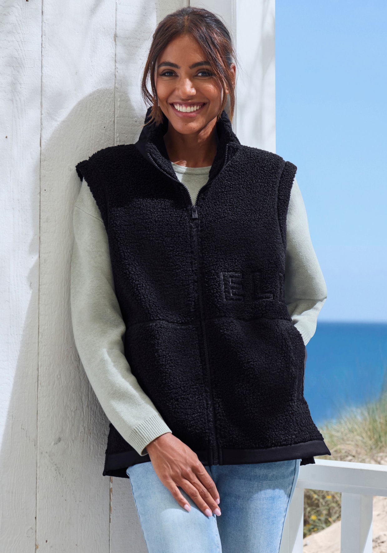 Elbsand Gilet polaire - noir