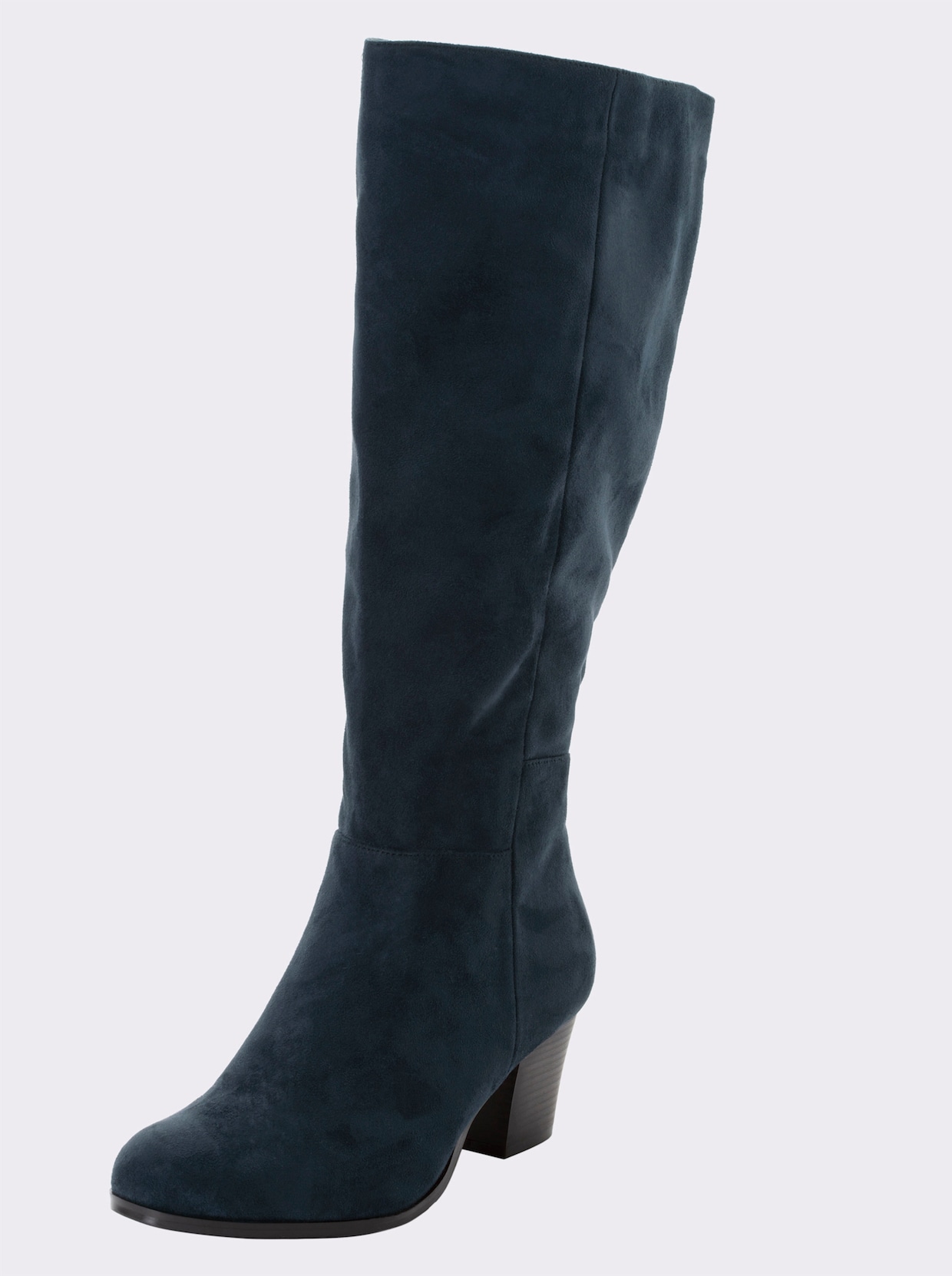 sheego Weitschaftstiefel - jeansblau