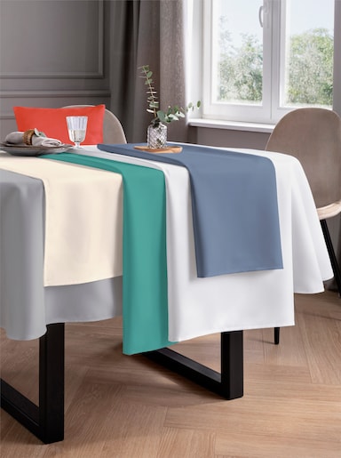 Tischdecke - steingrau