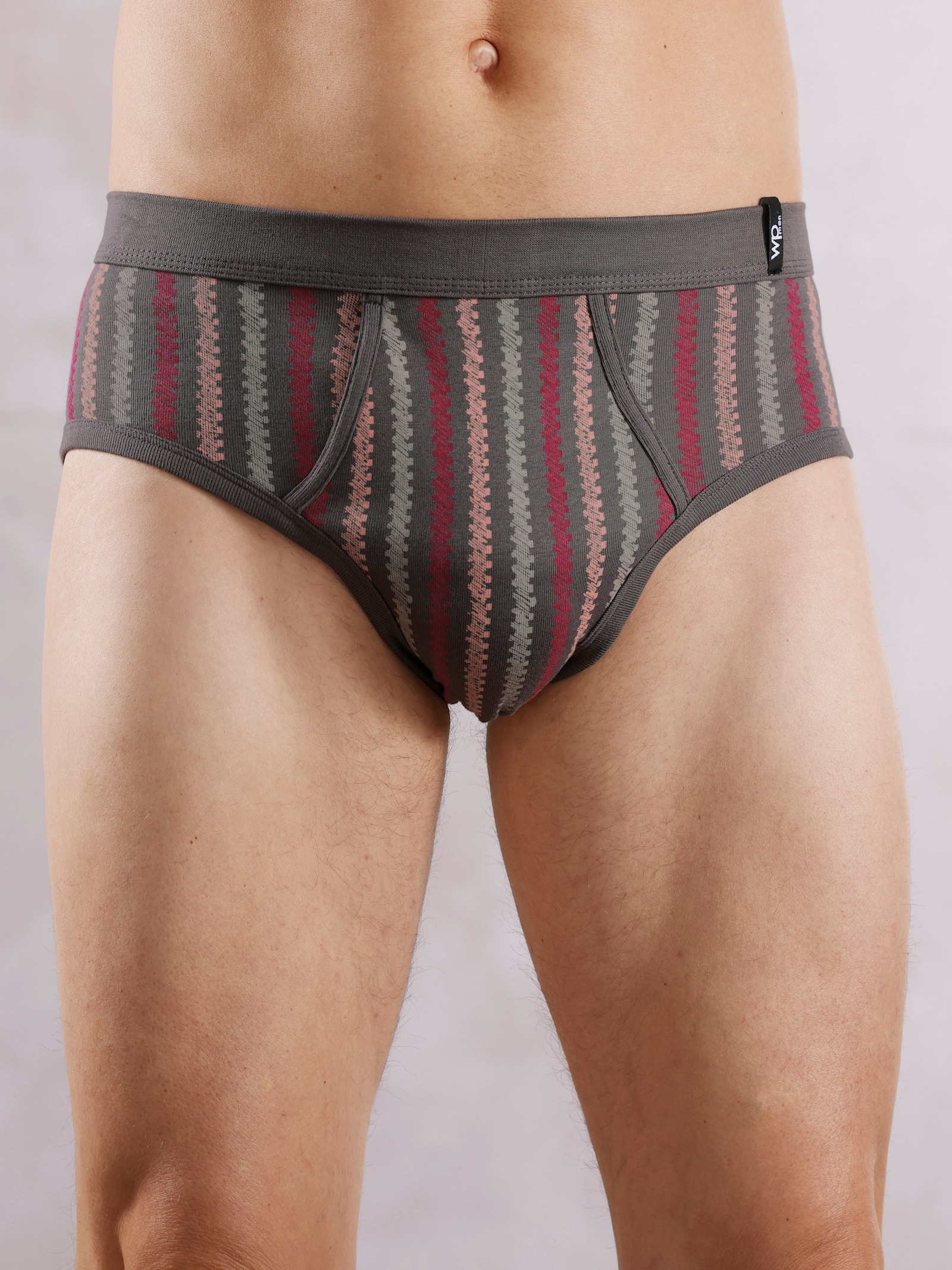 wäschepur men Slip - anthrazit-bedruckt + marine-bedruckt