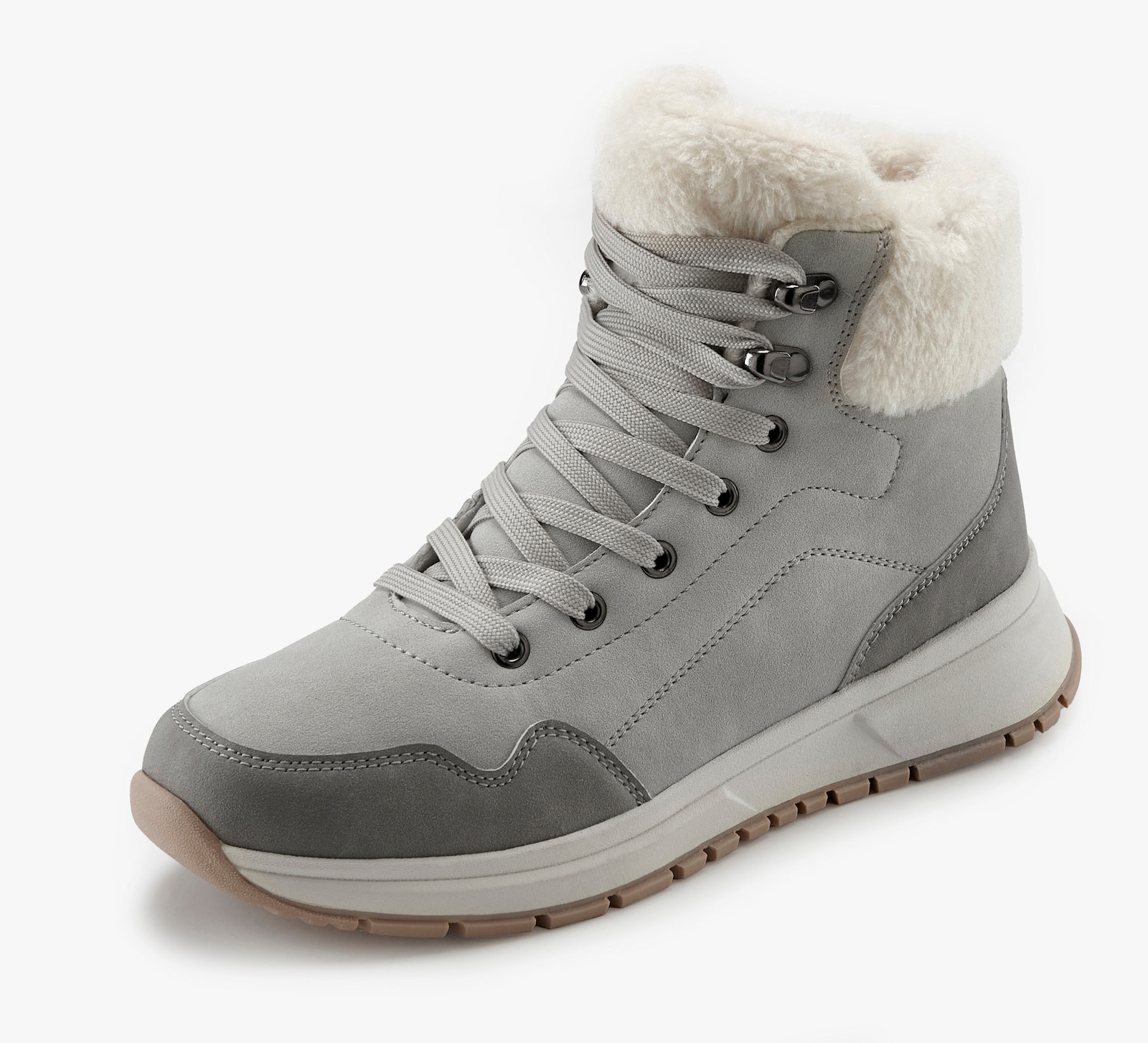 LASCANA Winterstiefelette - grau