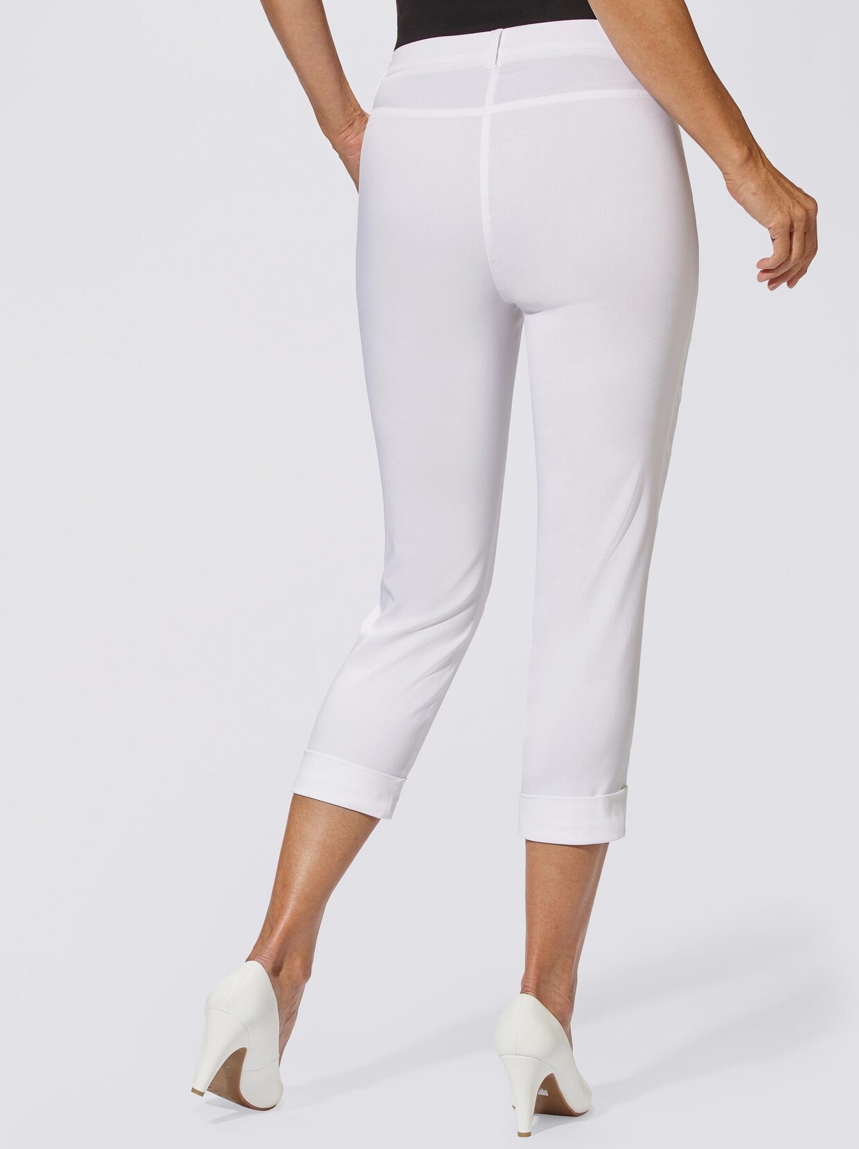 Stehmann Comfort line Pantalon 3/4 - blanc