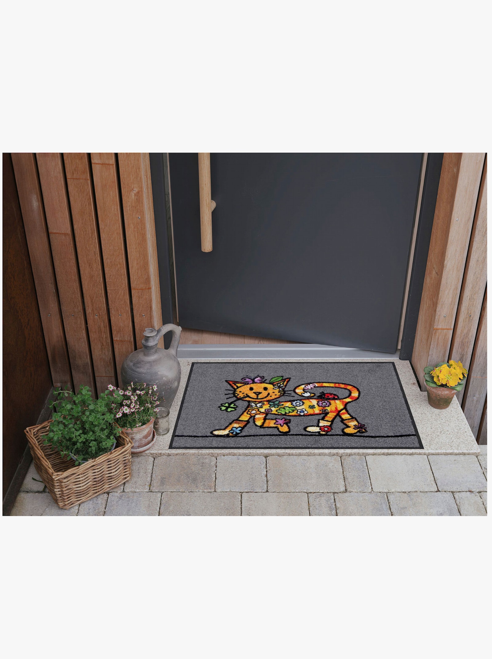 Salonloewe Fußmatte - anthrazit-bunt