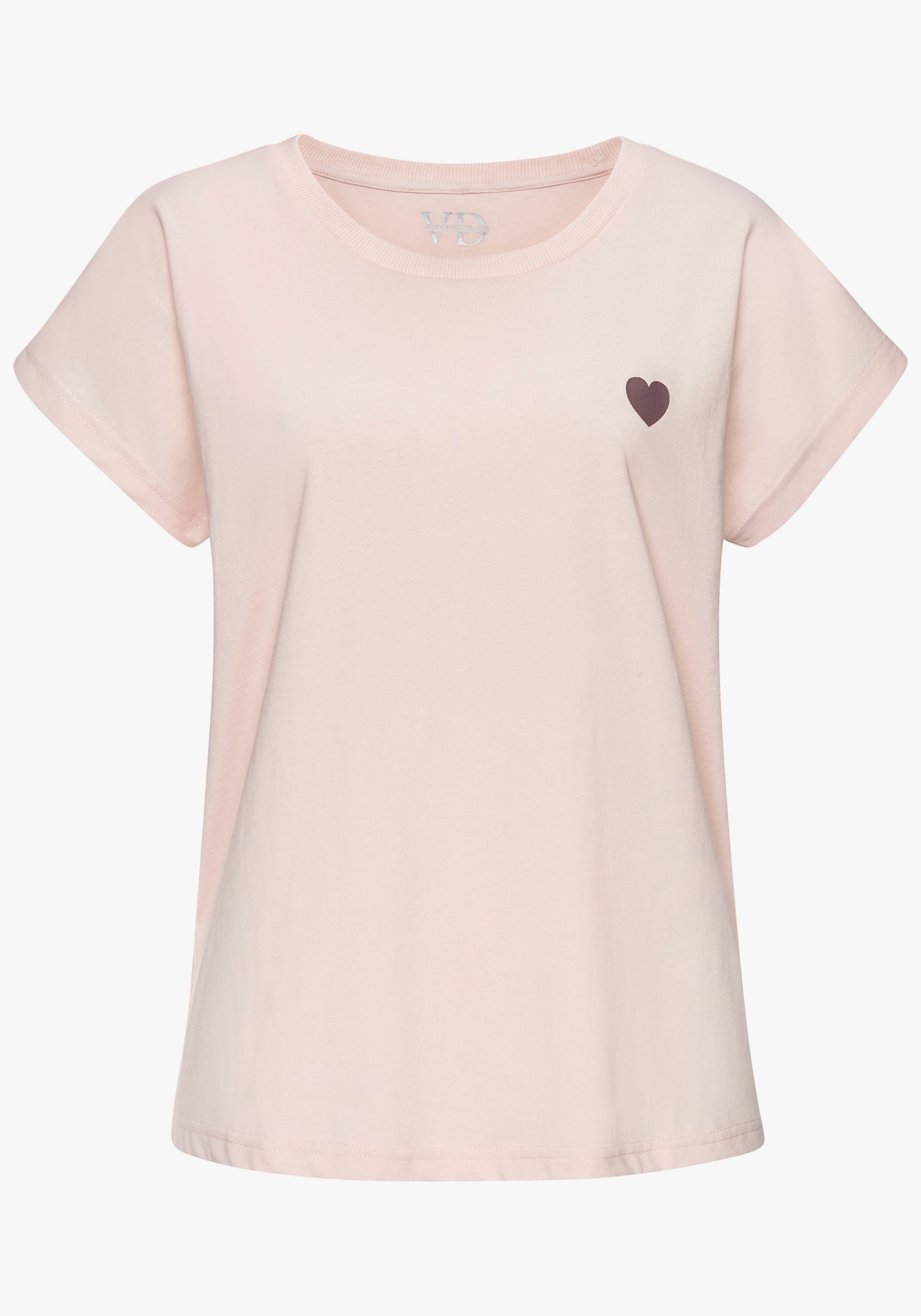 Vivance Dreams by Lascana Pyjama - taupe + rosa