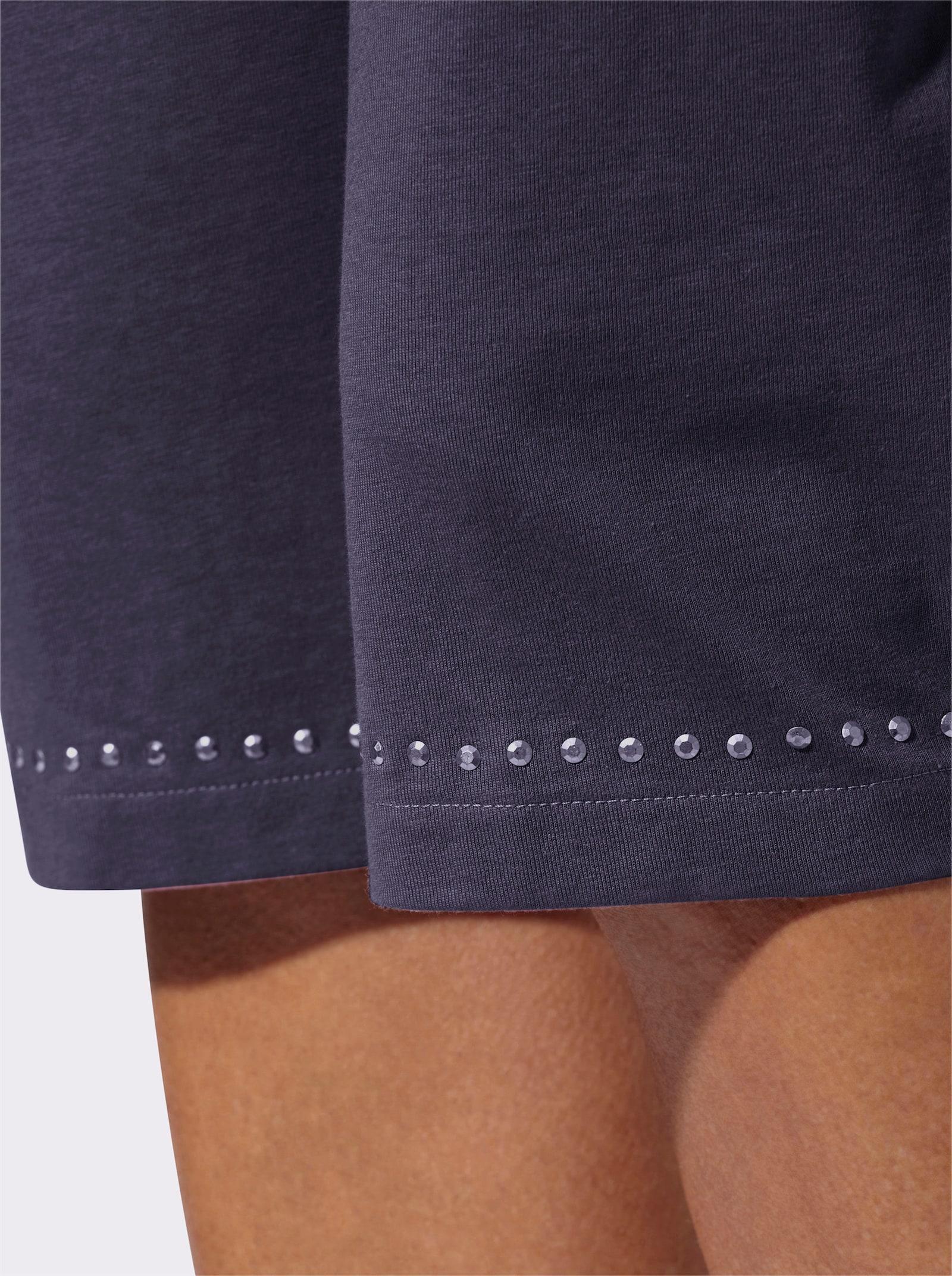 Freizeithose in Capri-Länge - marine