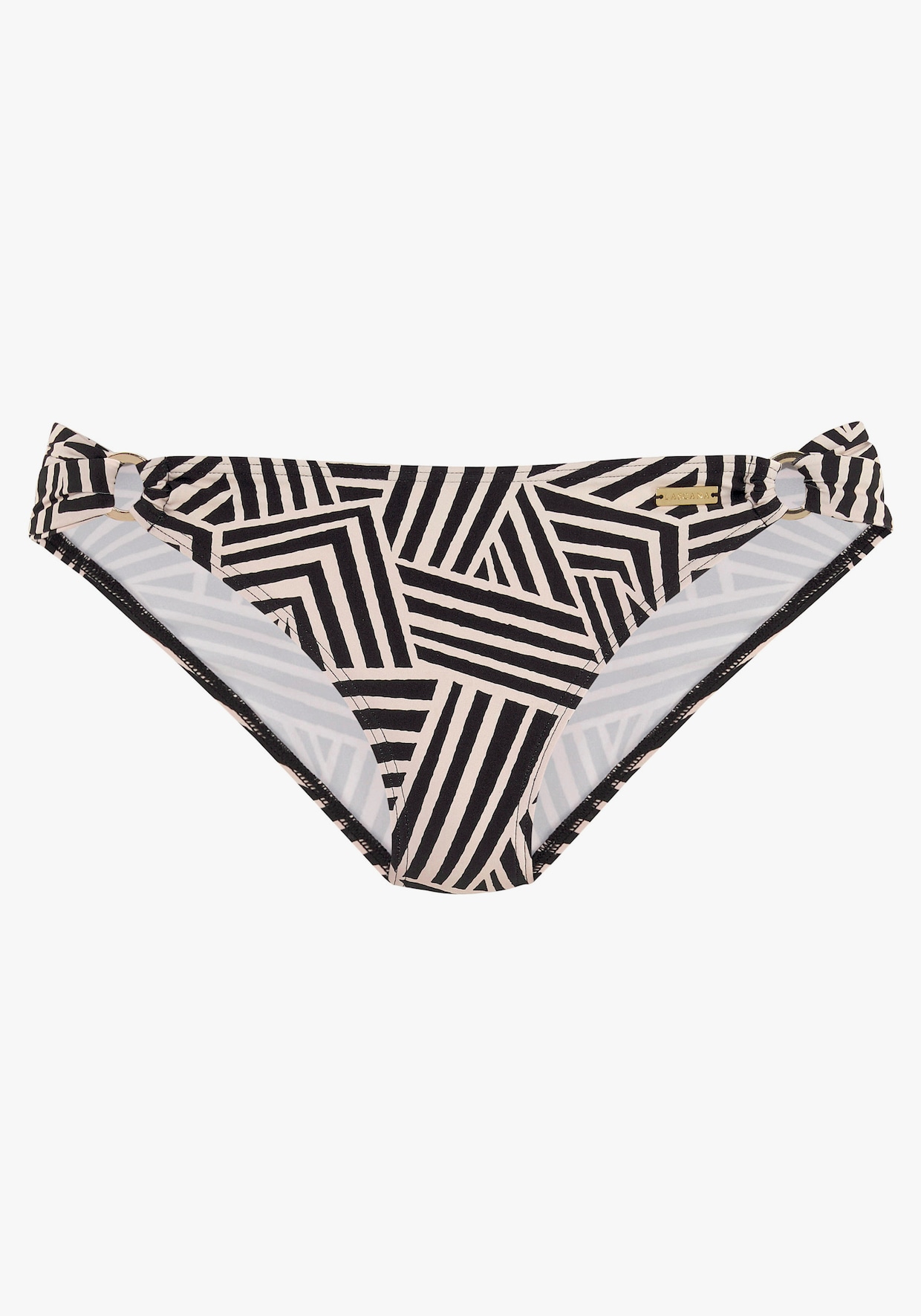 LASCANA Bikini-Hose - schwarz-creme