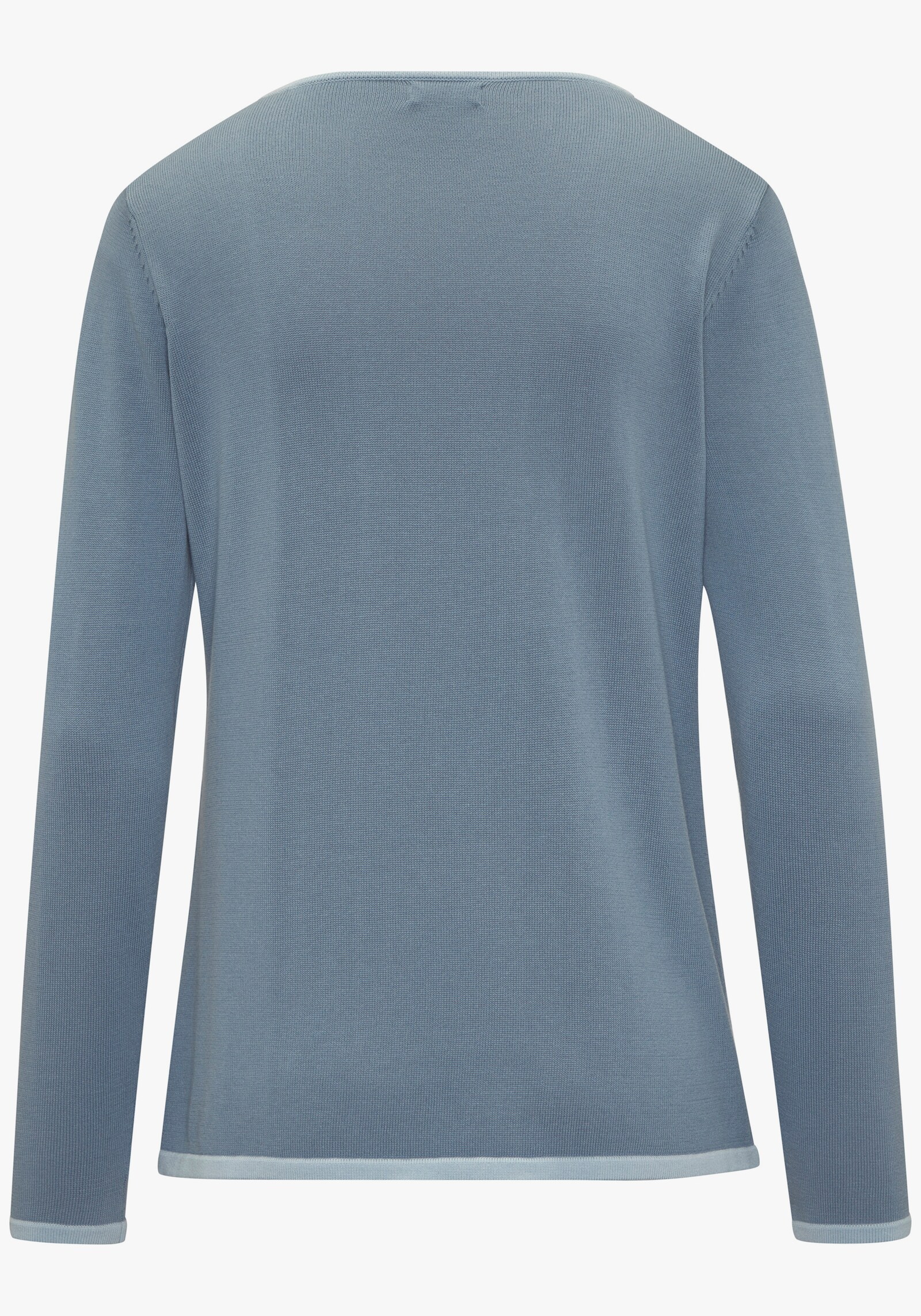 Vivance V-Ausschnitt-Pullover - blau-hellblau