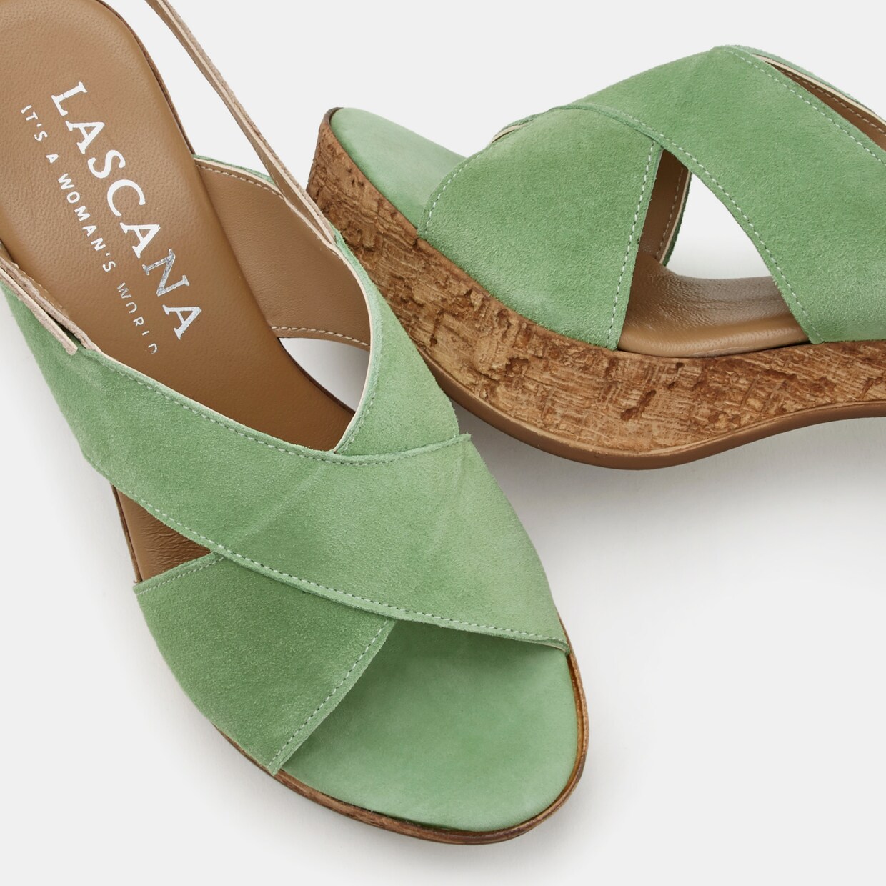 LASCANA Sandalette - grün