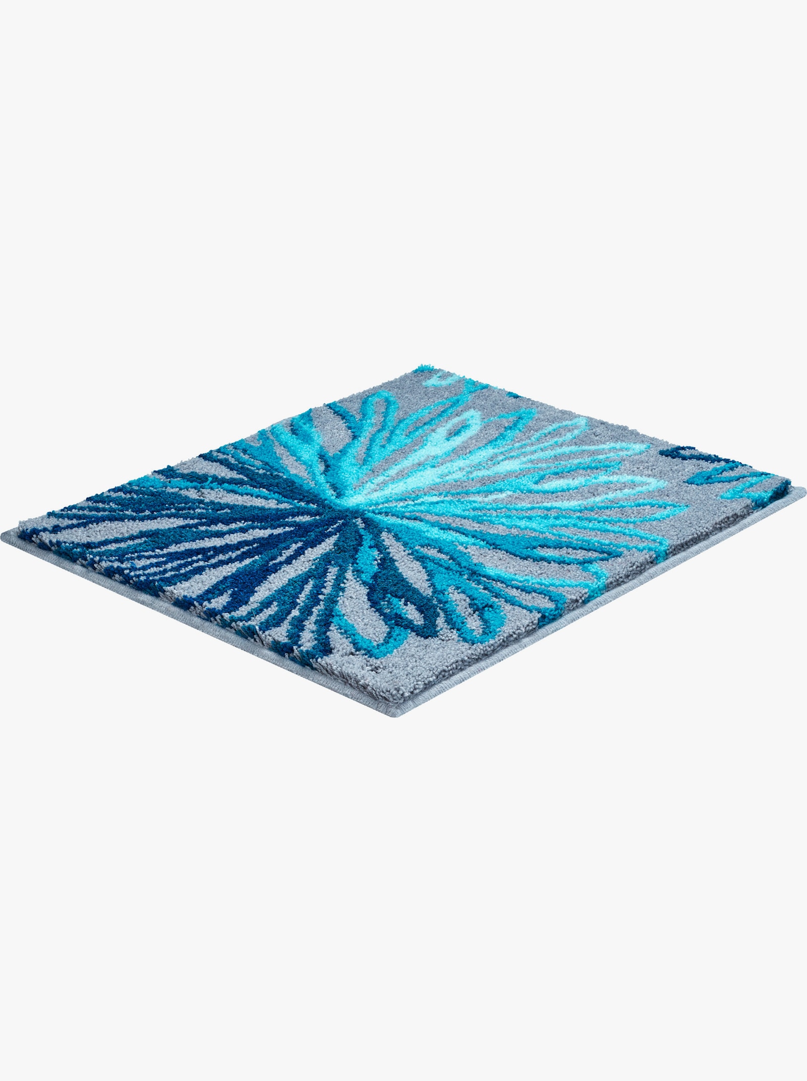 Grund Badematte - türkis-grau