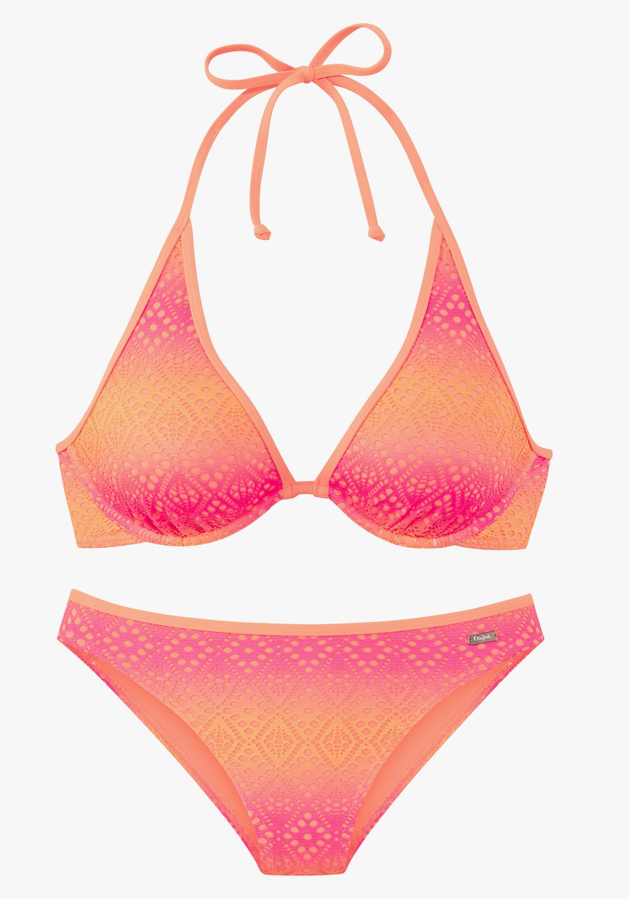 Buffalo Beugelbikini - pink/oranje