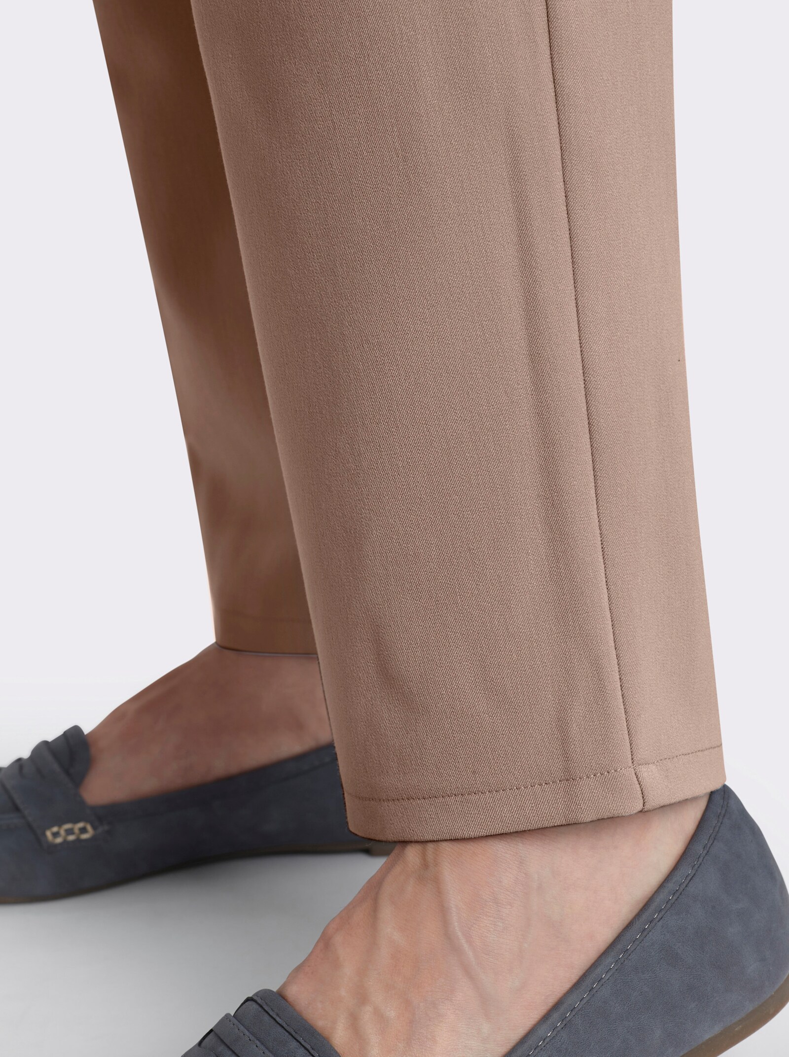 Stretch-Hose mit innenliegendem Dehnbund - beige