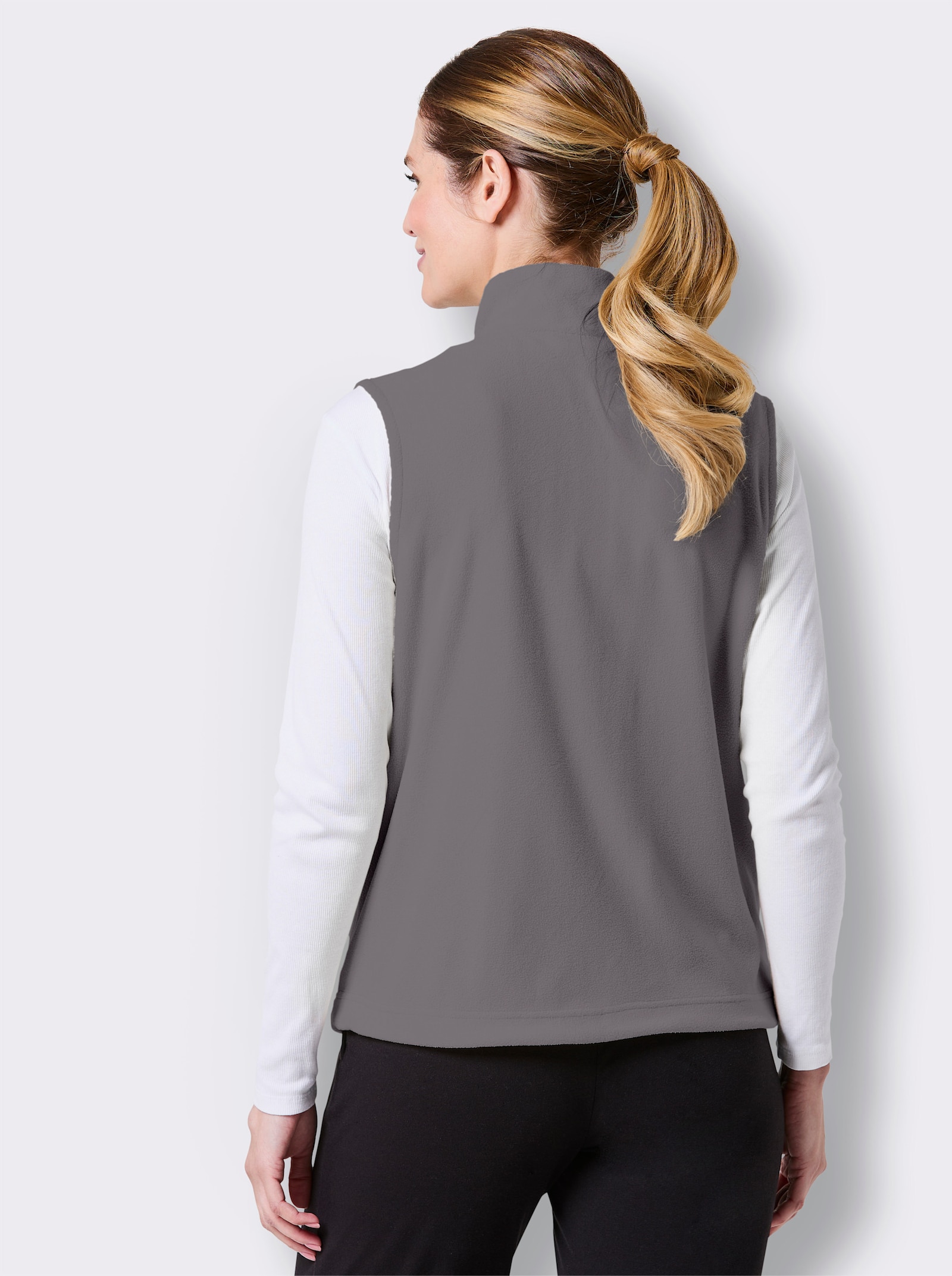 Catamaran Sports Fleeceweste mit weitenregulierbarem Saum - grau