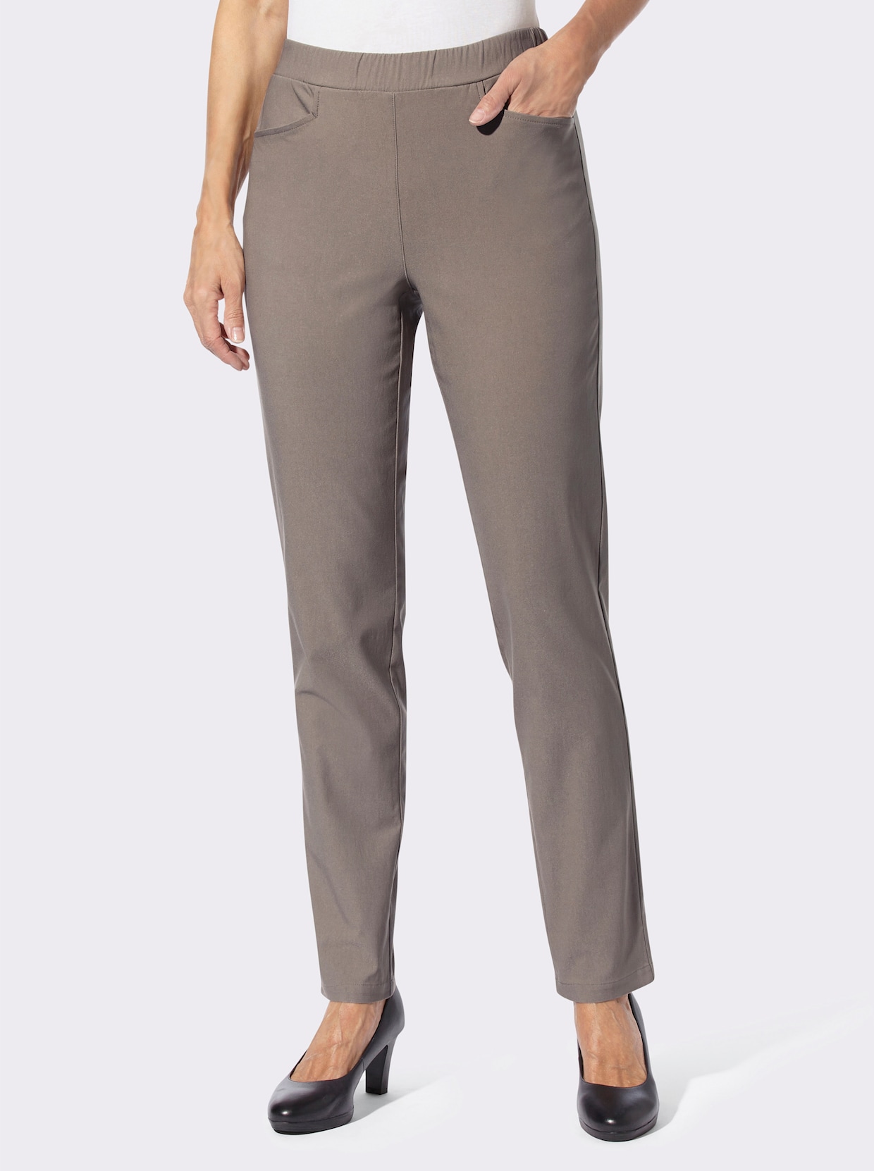 Bengalinebroek - taupe